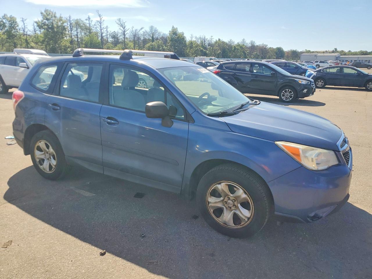 2014 Subaru Forester 2.5i Blue vin: JF2SJAAC0EH495217