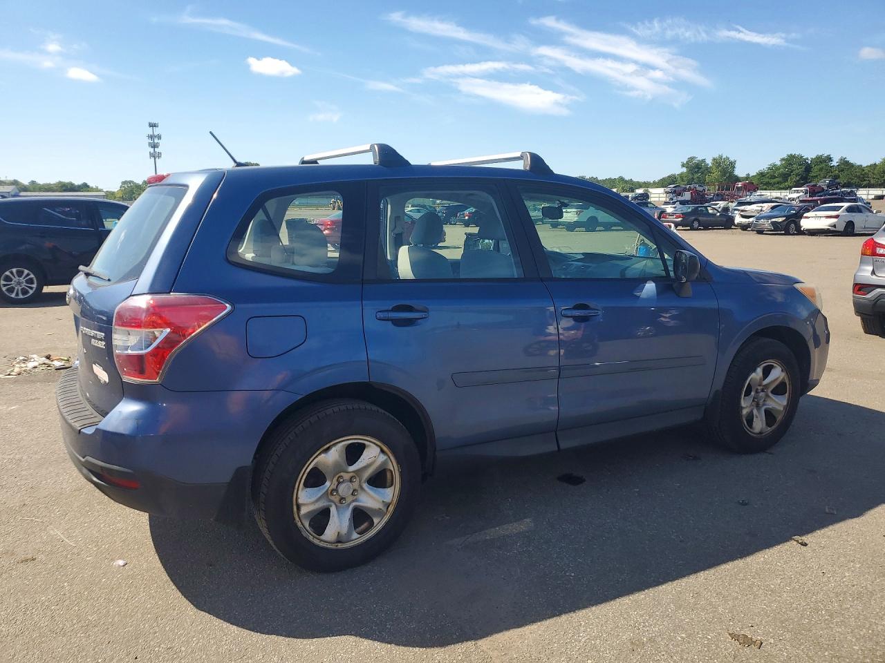 2014 Subaru Forester 2.5i Blue vin: JF2SJAAC0EH495217