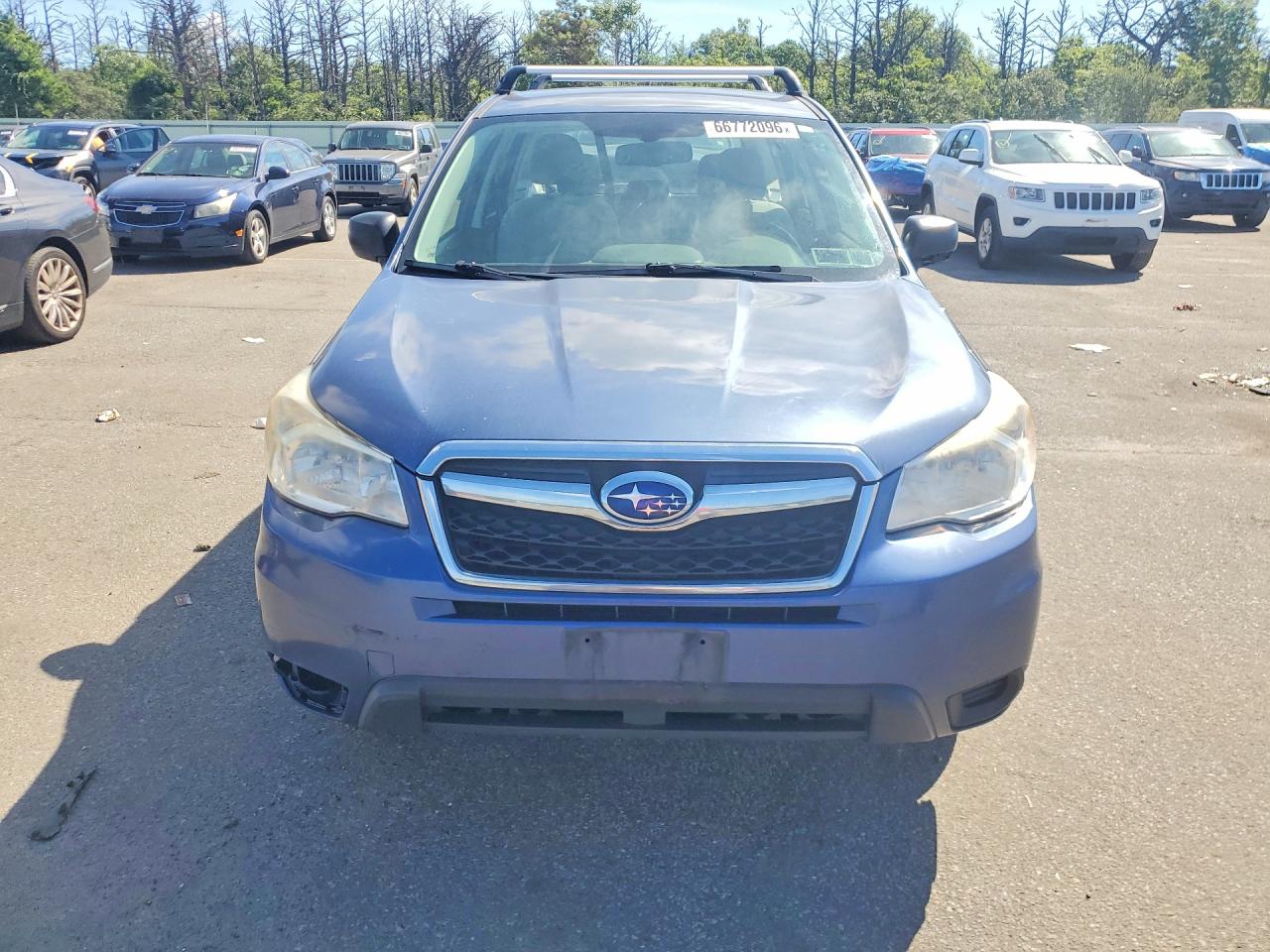 2014 Subaru Forester 2.5i Blue vin: JF2SJAAC0EH495217