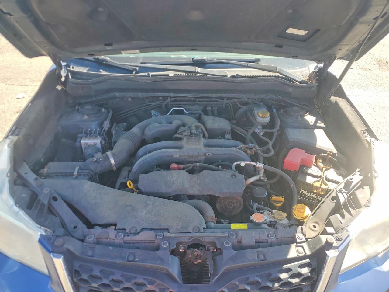 2014 Subaru Forester 2.5i Blue vin: JF2SJAAC0EH495217