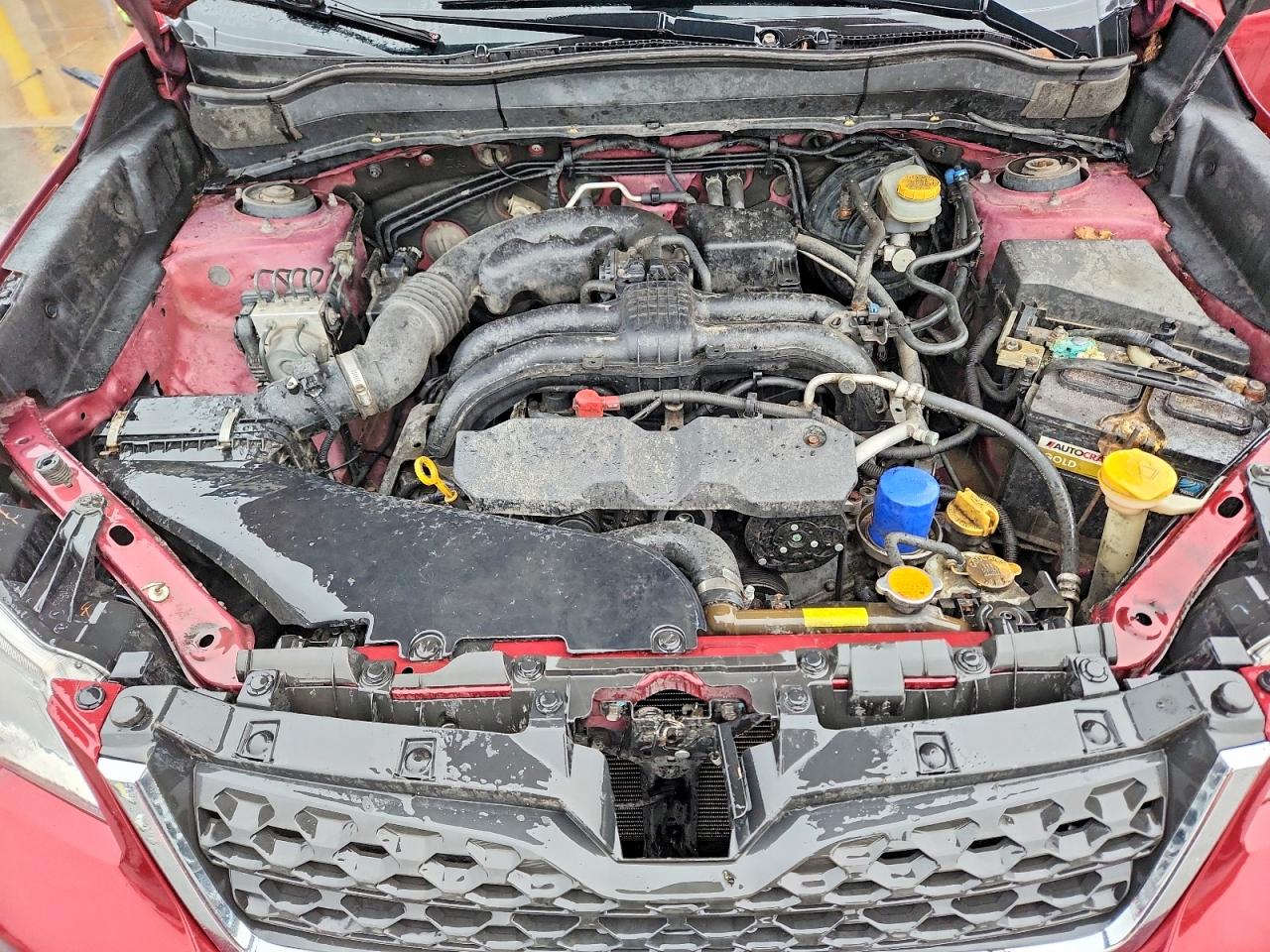 2014 Subaru Forester 2.5i Red vin: JF2SJAAC0EH507575