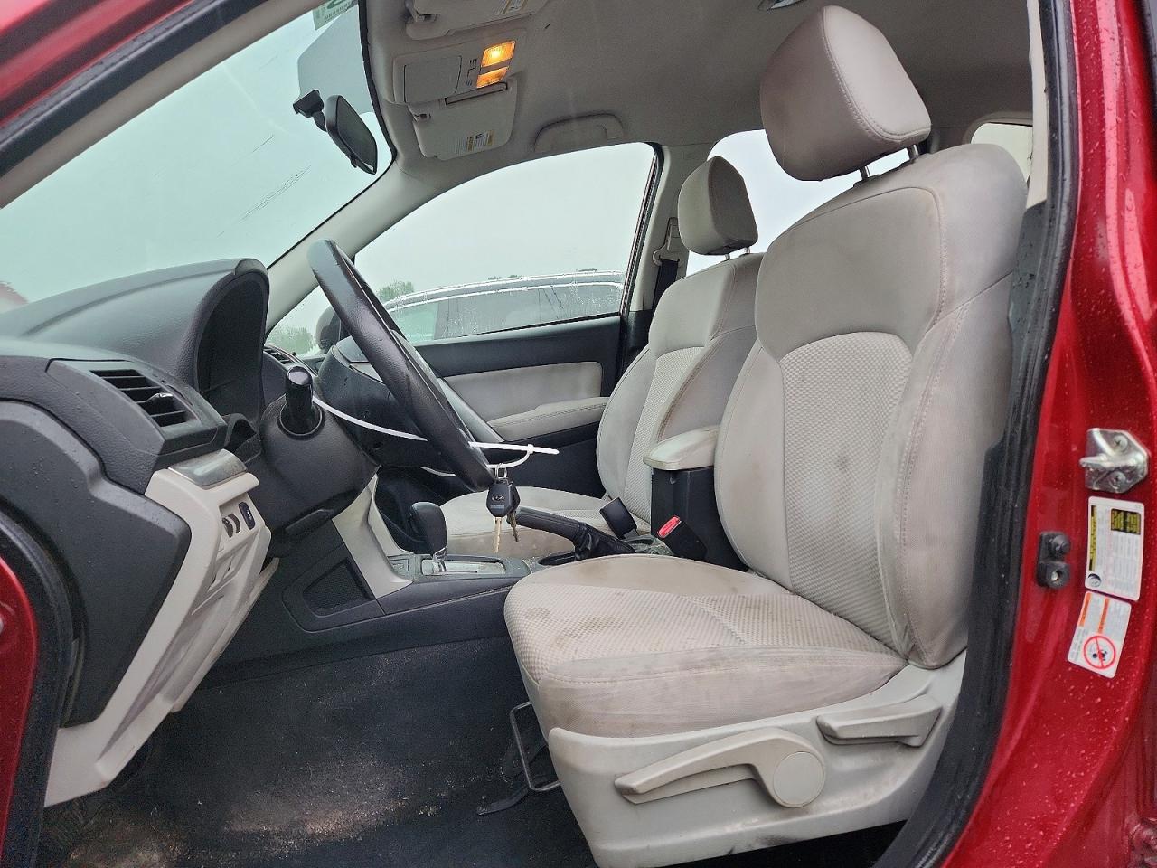 2014 Subaru Forester 2.5i Red vin: JF2SJAAC0EH507575