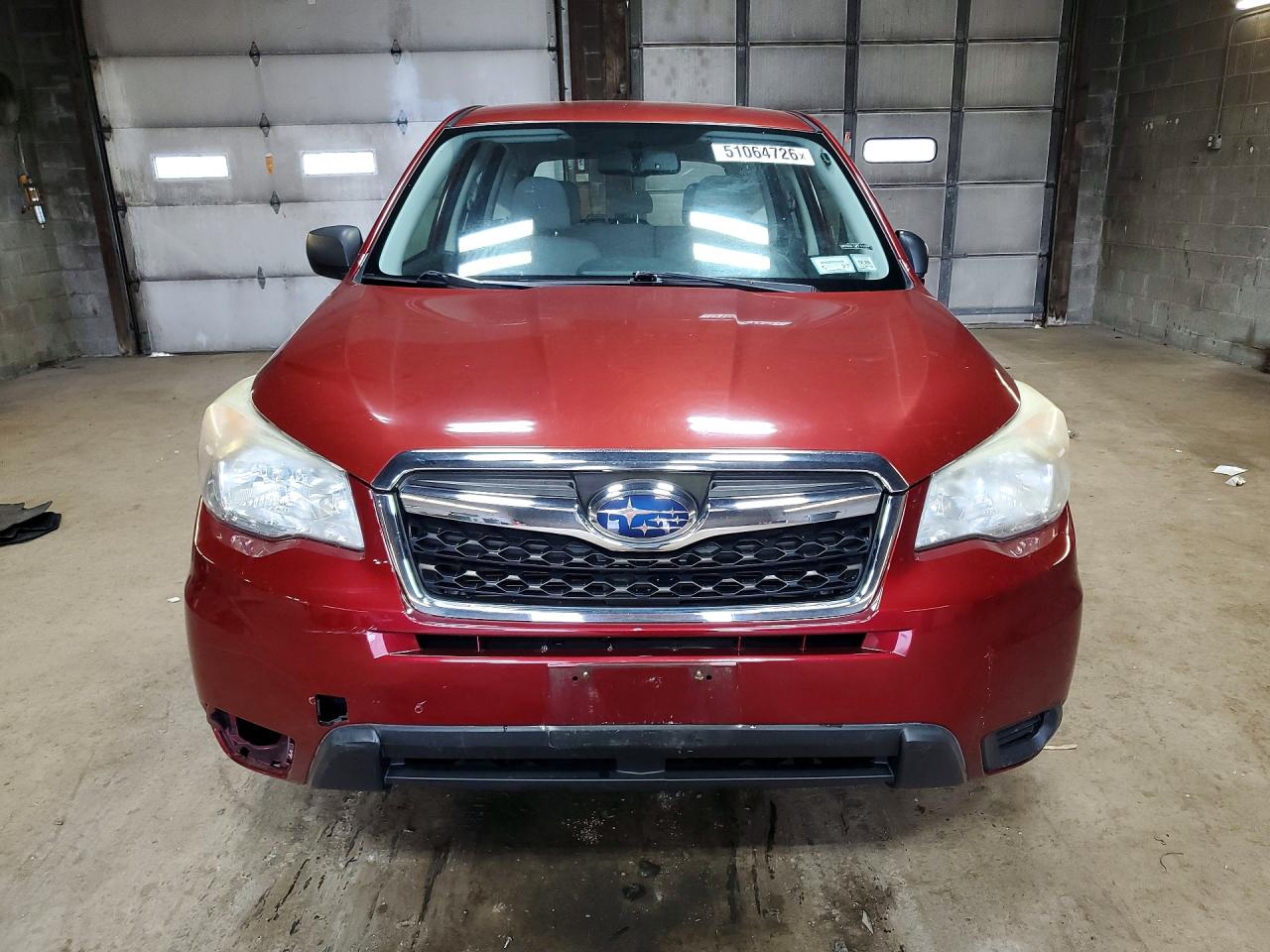 2014 Subaru Forester 2.5i Burgundy vin: JF2SJAAC0EH509519