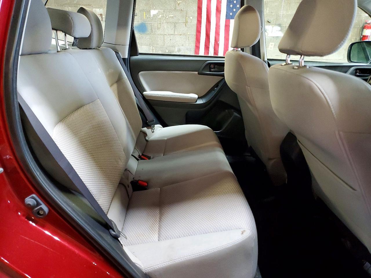 2014 Subaru Forester 2.5i Burgundy vin: JF2SJAAC0EH509519