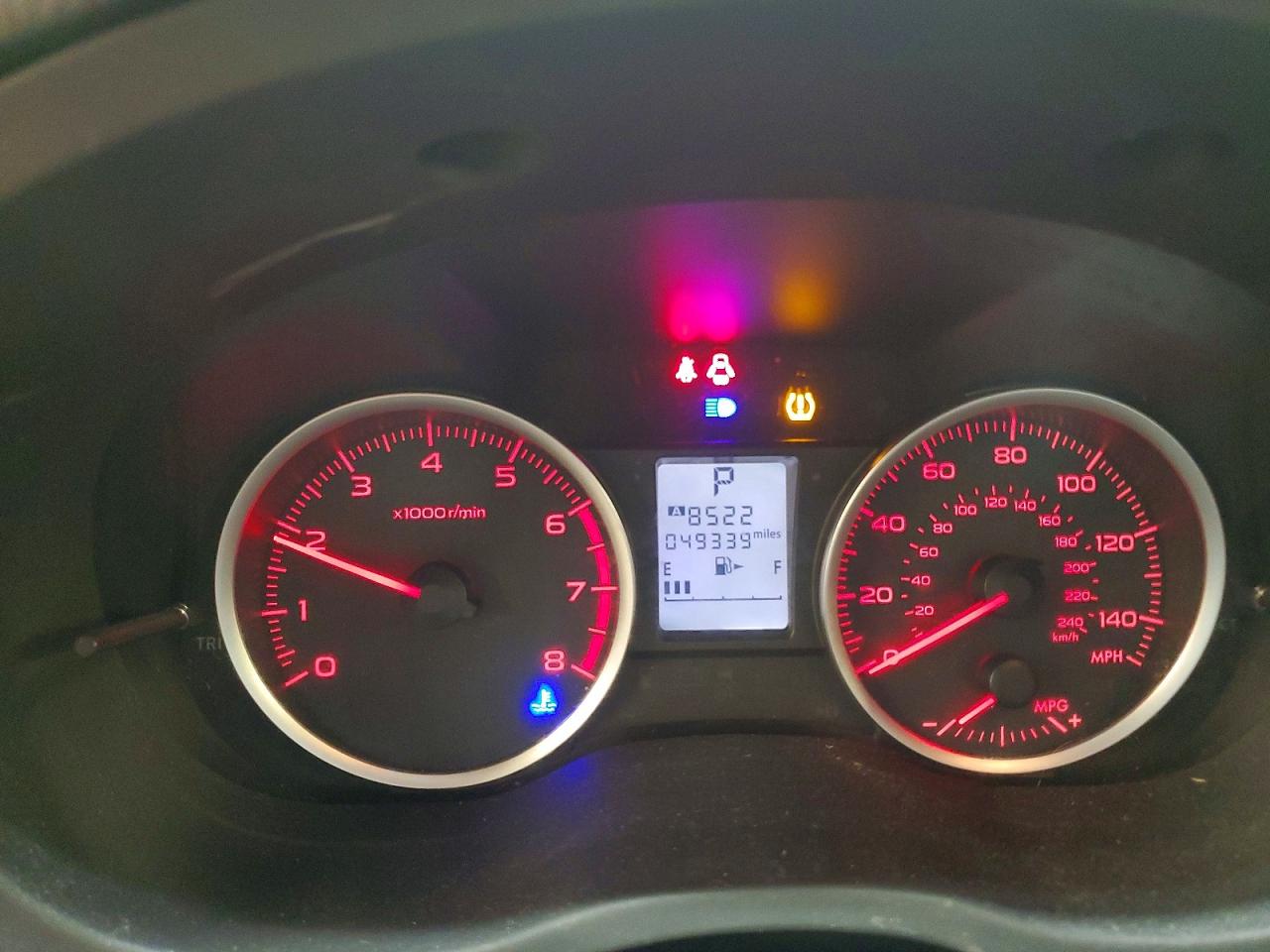 2014 Subaru Forester 2.5i Burgundy vin: JF2SJAAC0EH509519