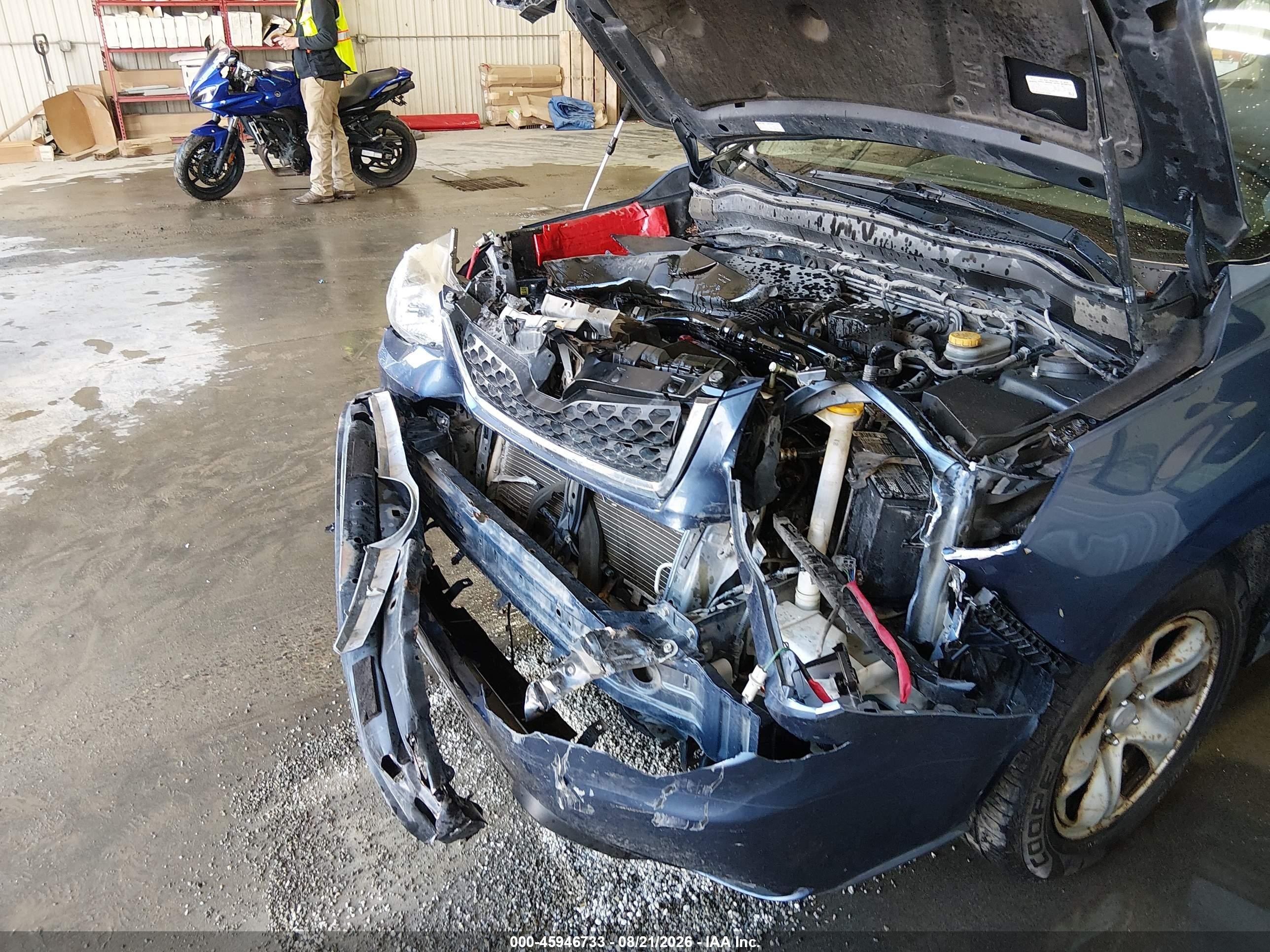 2014 Subaru Forester 2.5i Синий vin: JF2SJAAC1EH428187
