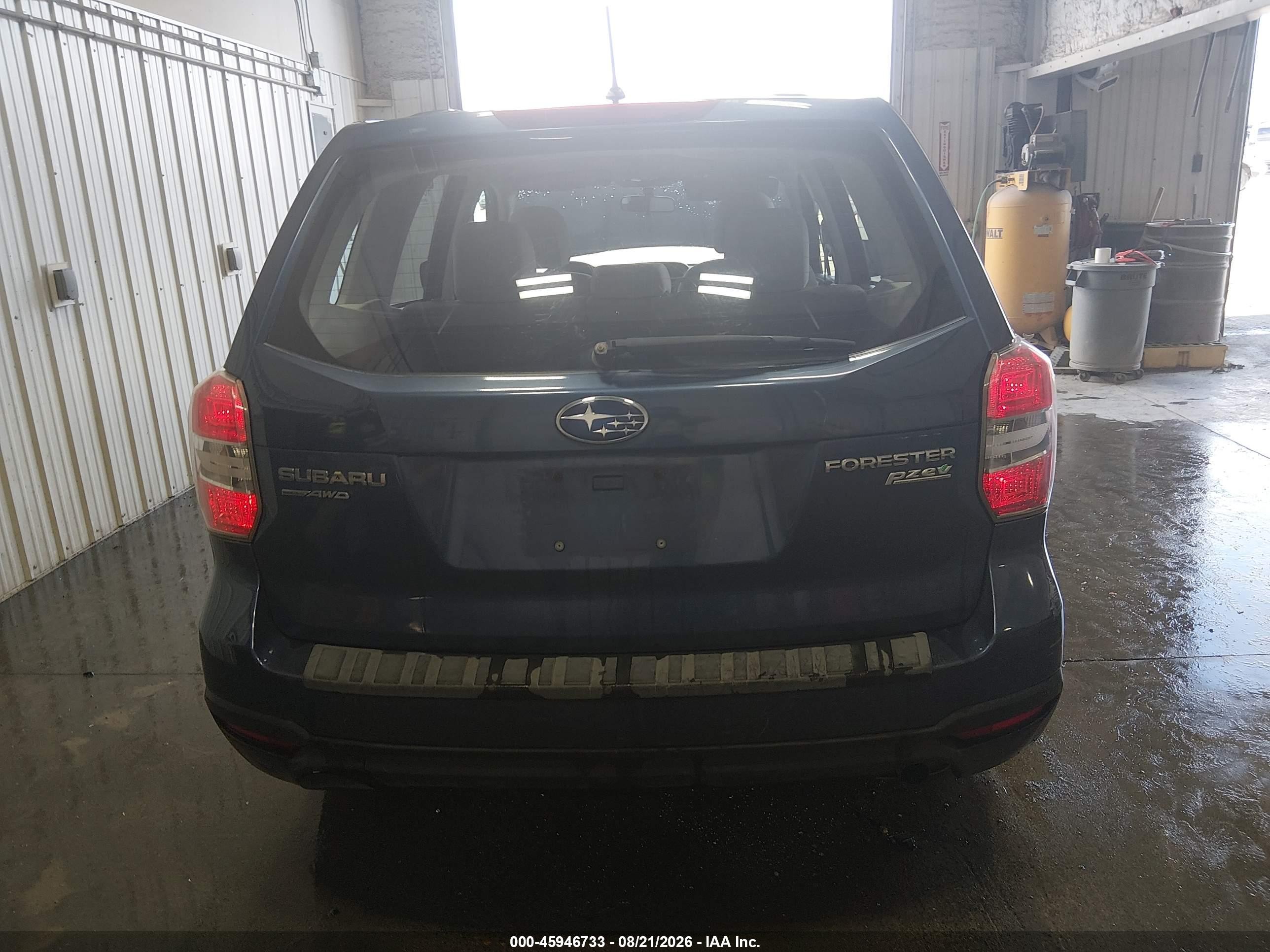 2014 Subaru Forester 2.5i Синий vin: JF2SJAAC1EH428187