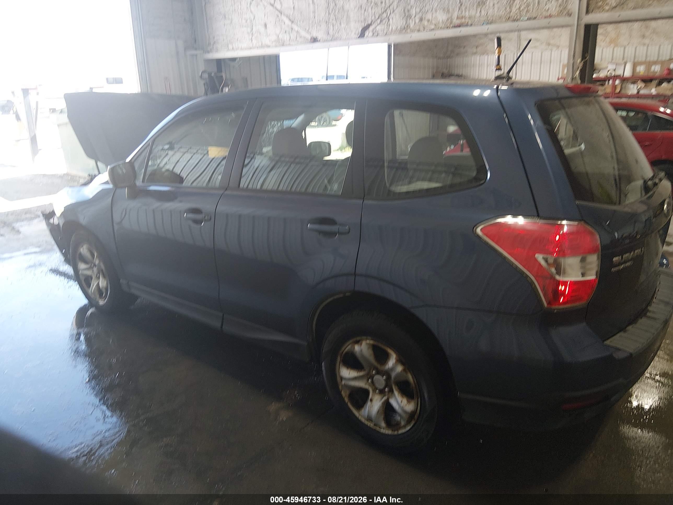 2014 Subaru Forester 2.5i Синий vin: JF2SJAAC1EH428187