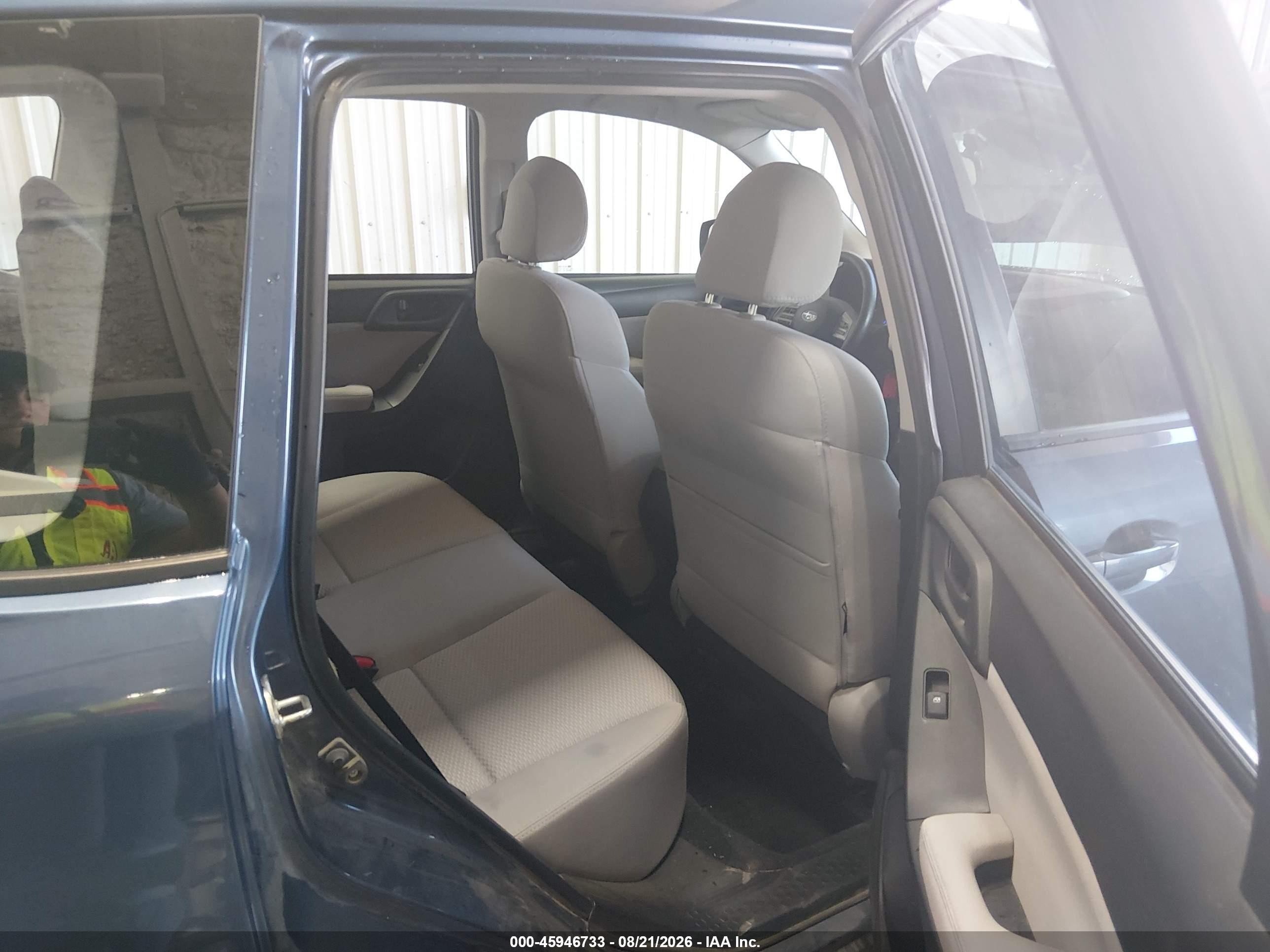 2014 Subaru Forester 2.5i Синий vin: JF2SJAAC1EH428187