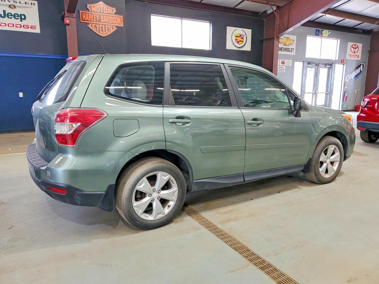 2014 Subaru Forester 2.5i Premium Green vin: JF2SJAECXEH420034