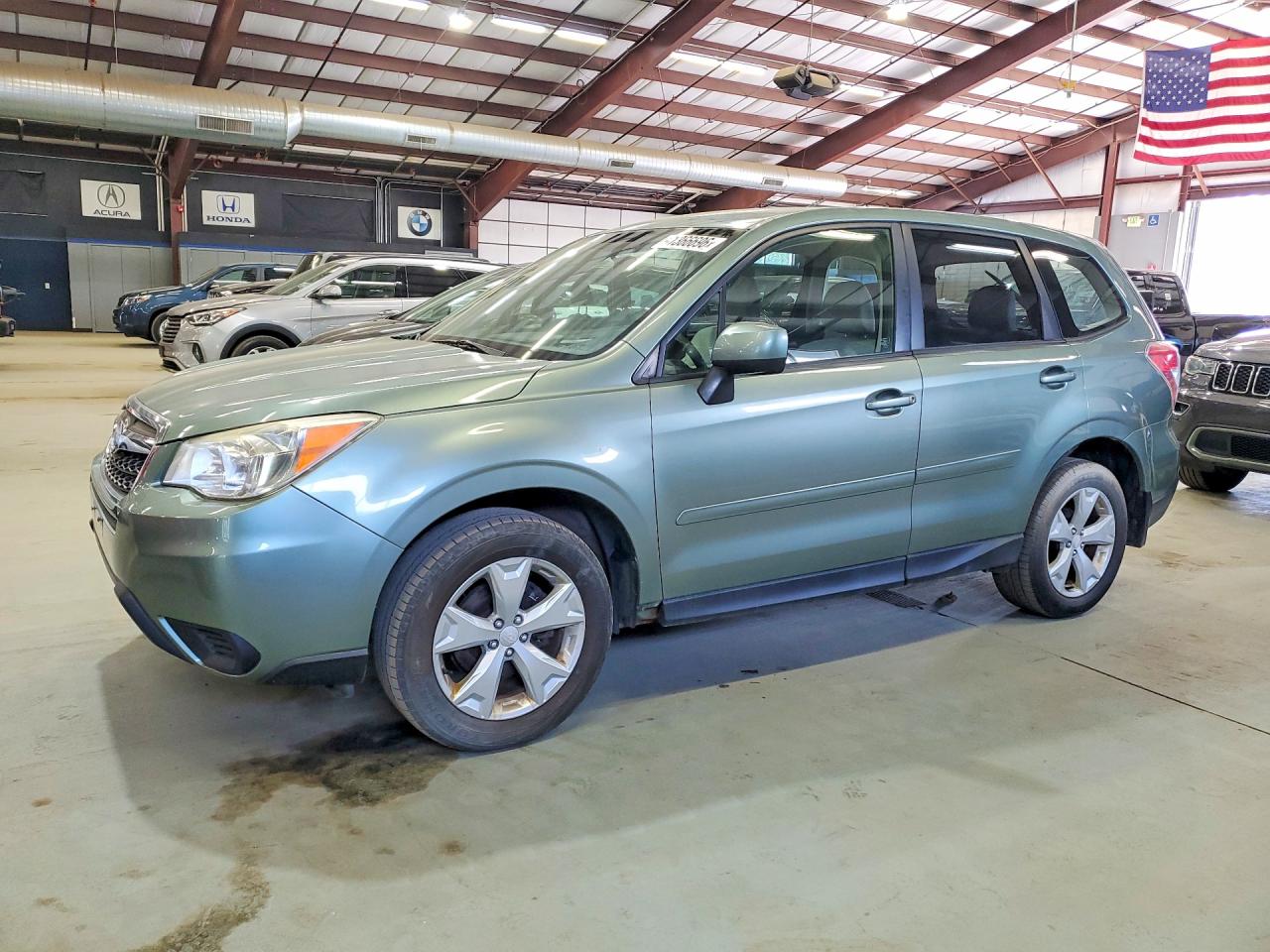 2014 Subaru Forester 2.5i Premium Green vin: JF2SJAECXEH420034