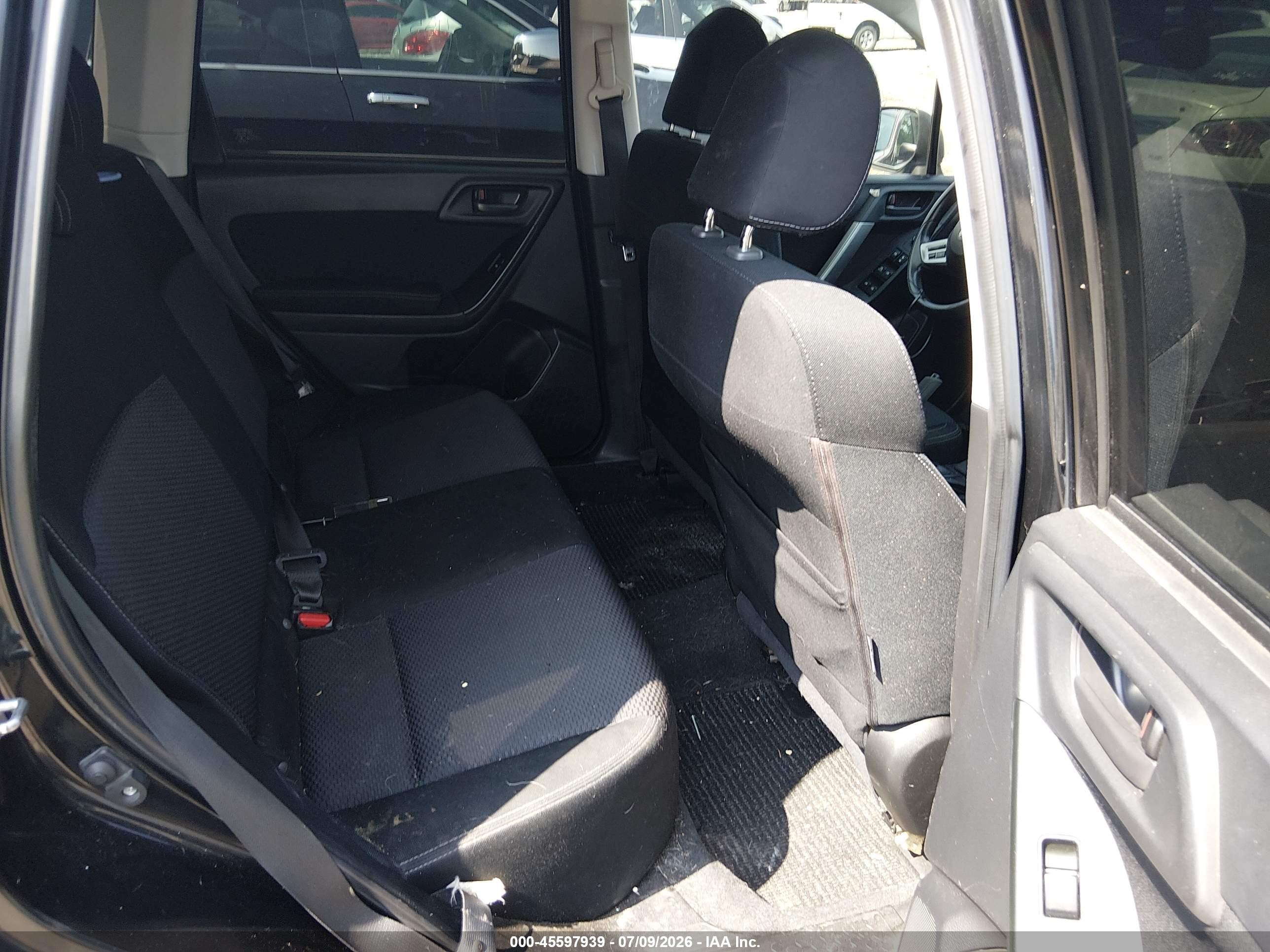 2014 Subaru Forester 2.5i Black vin: JF2SJAAC1EH450478
