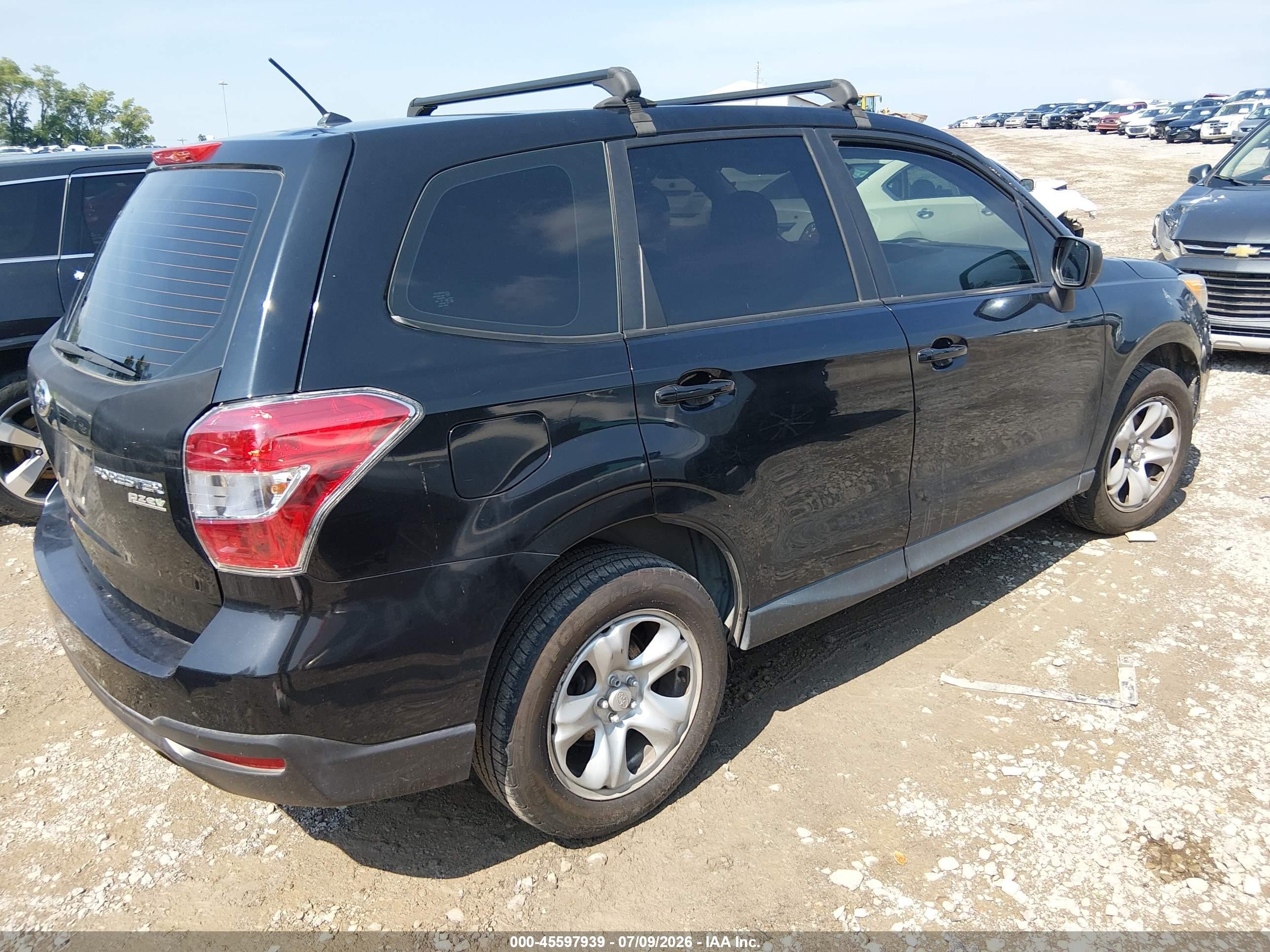 2014 Subaru Forester 2.5i Black vin: JF2SJAAC1EH450478