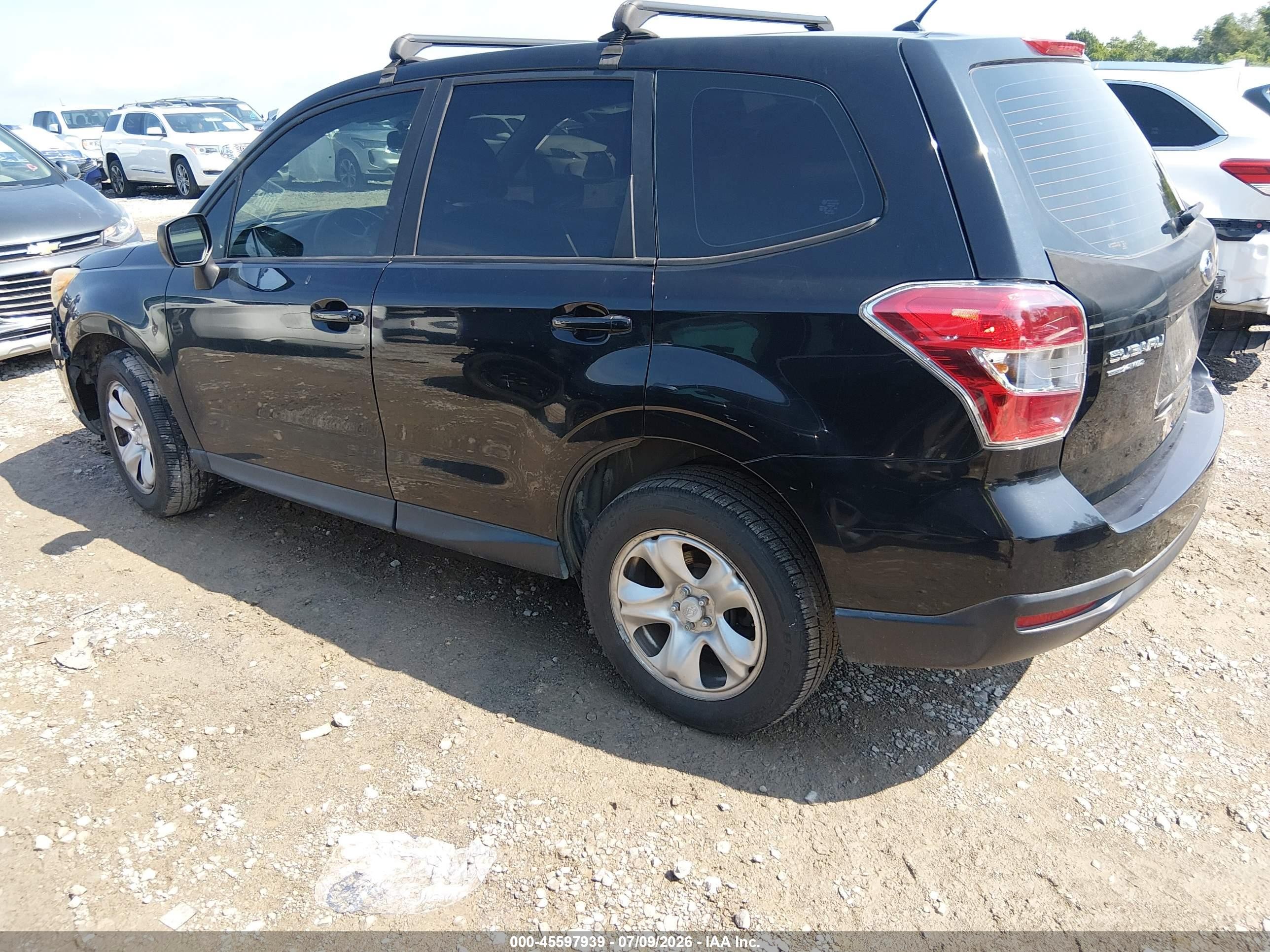 2014 Subaru Forester 2.5i Black vin: JF2SJAAC1EH450478