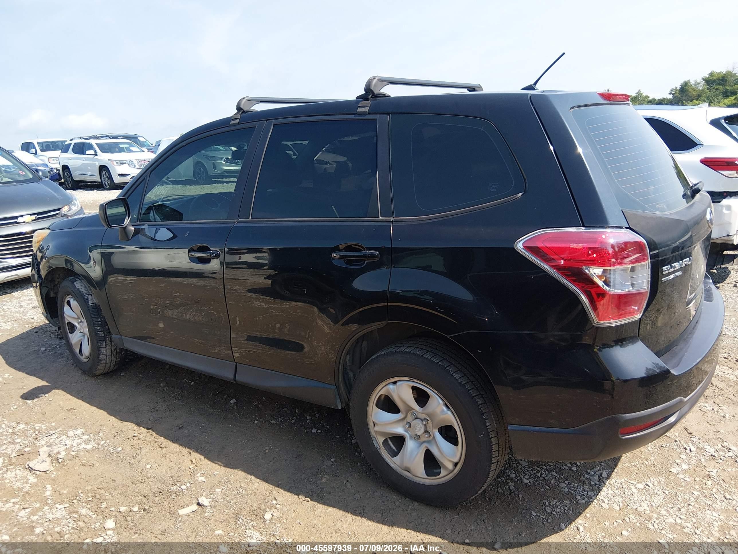 2014 Subaru Forester 2.5i Black vin: JF2SJAAC1EH450478