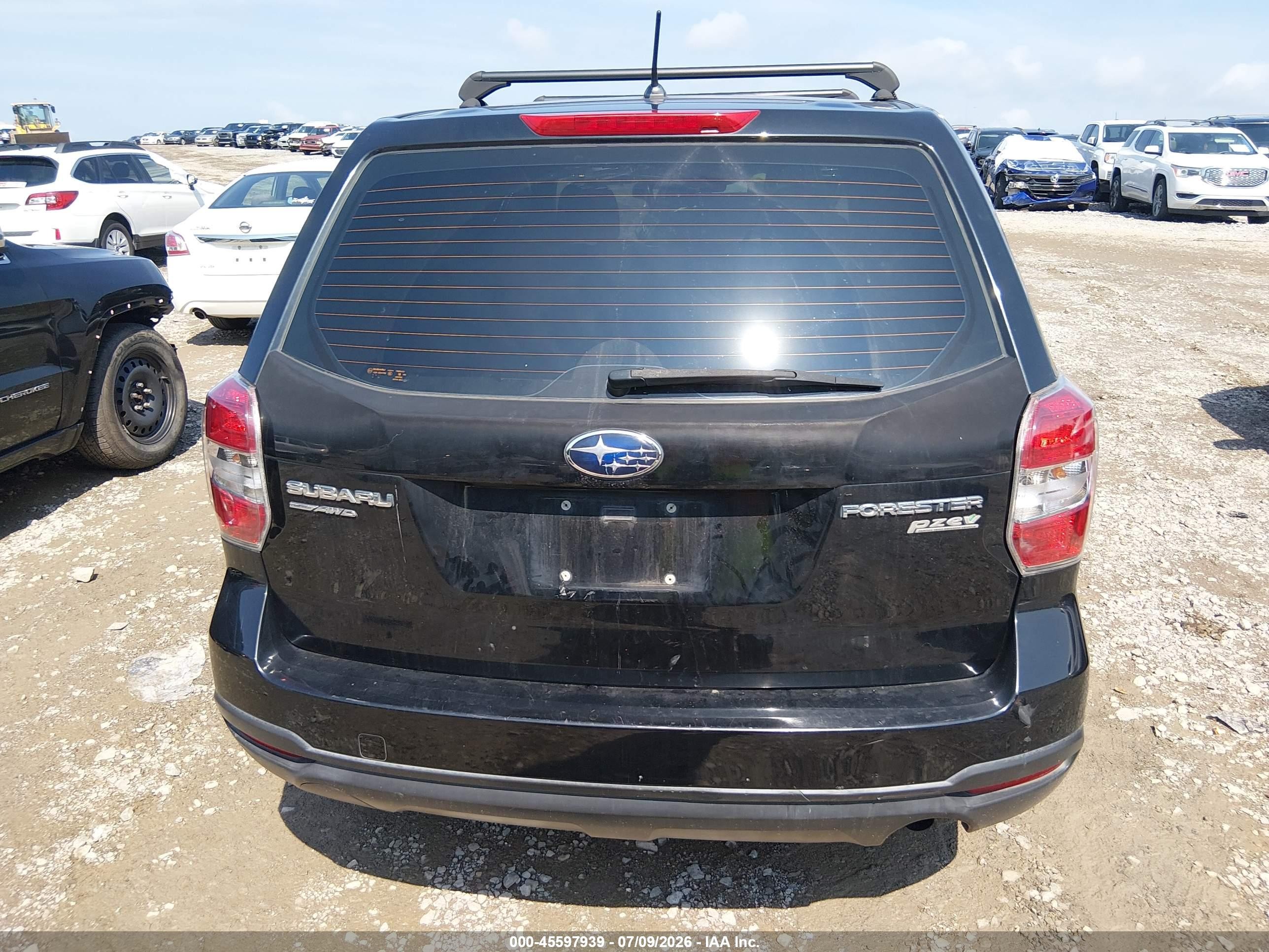 2014 Subaru Forester 2.5i Black vin: JF2SJAAC1EH450478