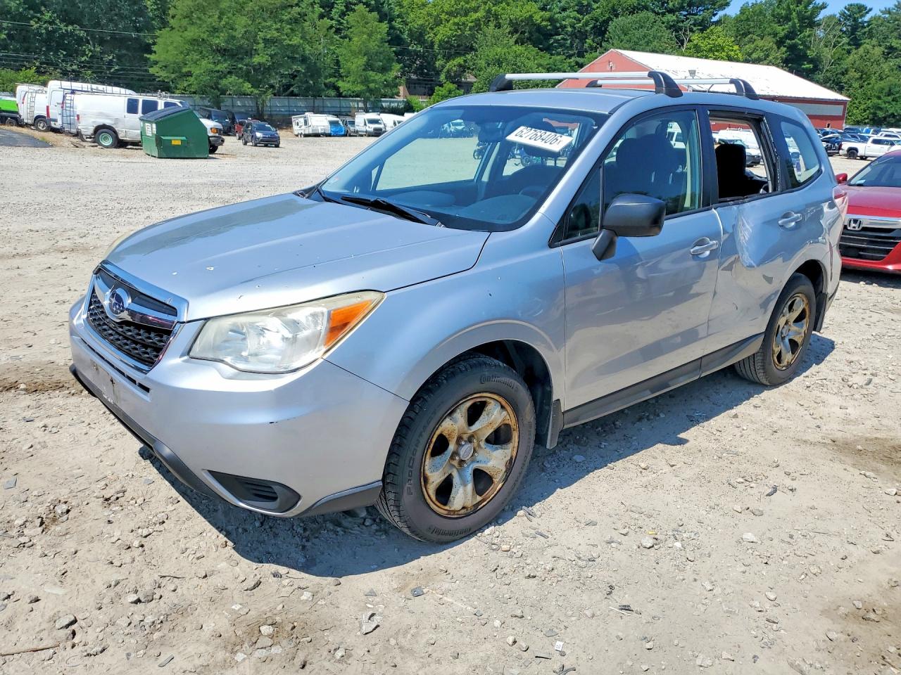 2014 Subaru Forester 2.5i Gray vin: JF2SJAAC1EH458645