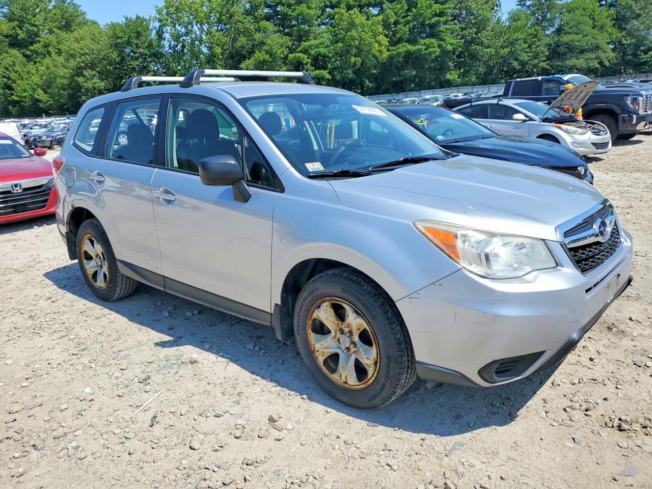2014 Subaru Forester 2.5i Gray vin: JF2SJAAC1EH458645