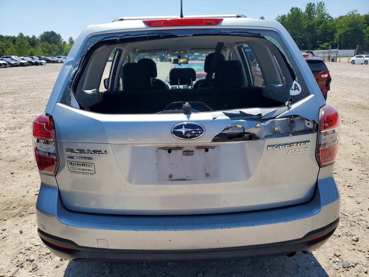 2014 Subaru Forester 2.5i Gray vin: JF2SJAAC1EH458645