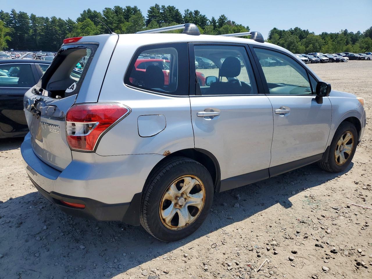 2014 Subaru Forester 2.5i Gray vin: JF2SJAAC1EH458645