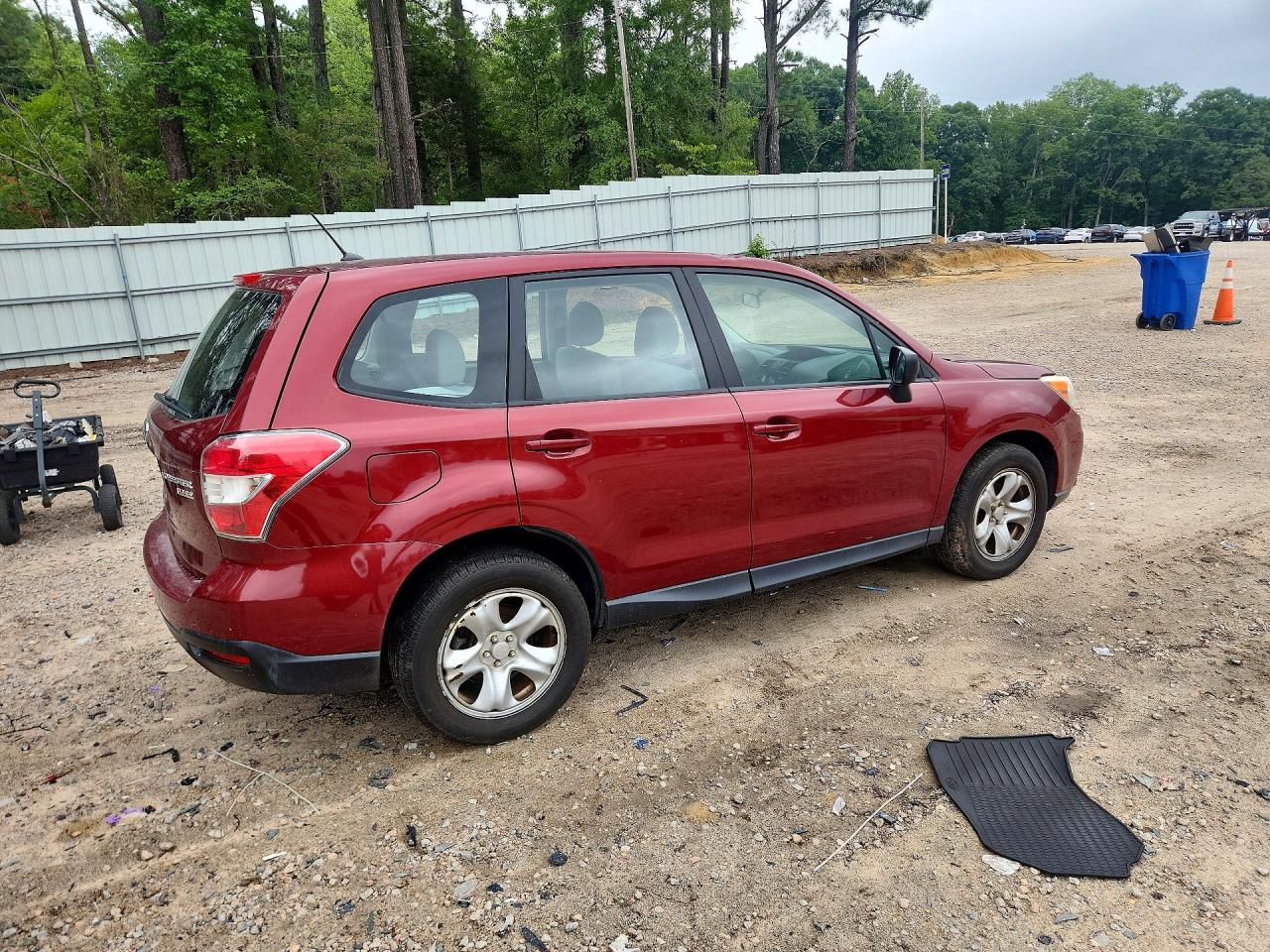2014 Subaru Forester 2.5i Burgundy vin: JF2SJAAC1EH458659
