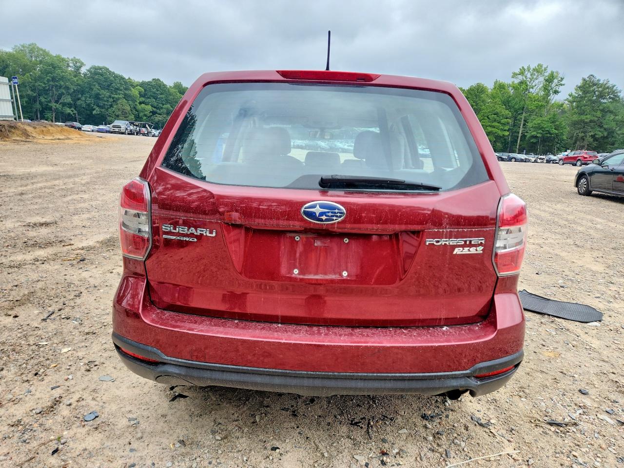 2014 Subaru Forester 2.5i Burgundy vin: JF2SJAAC1EH458659