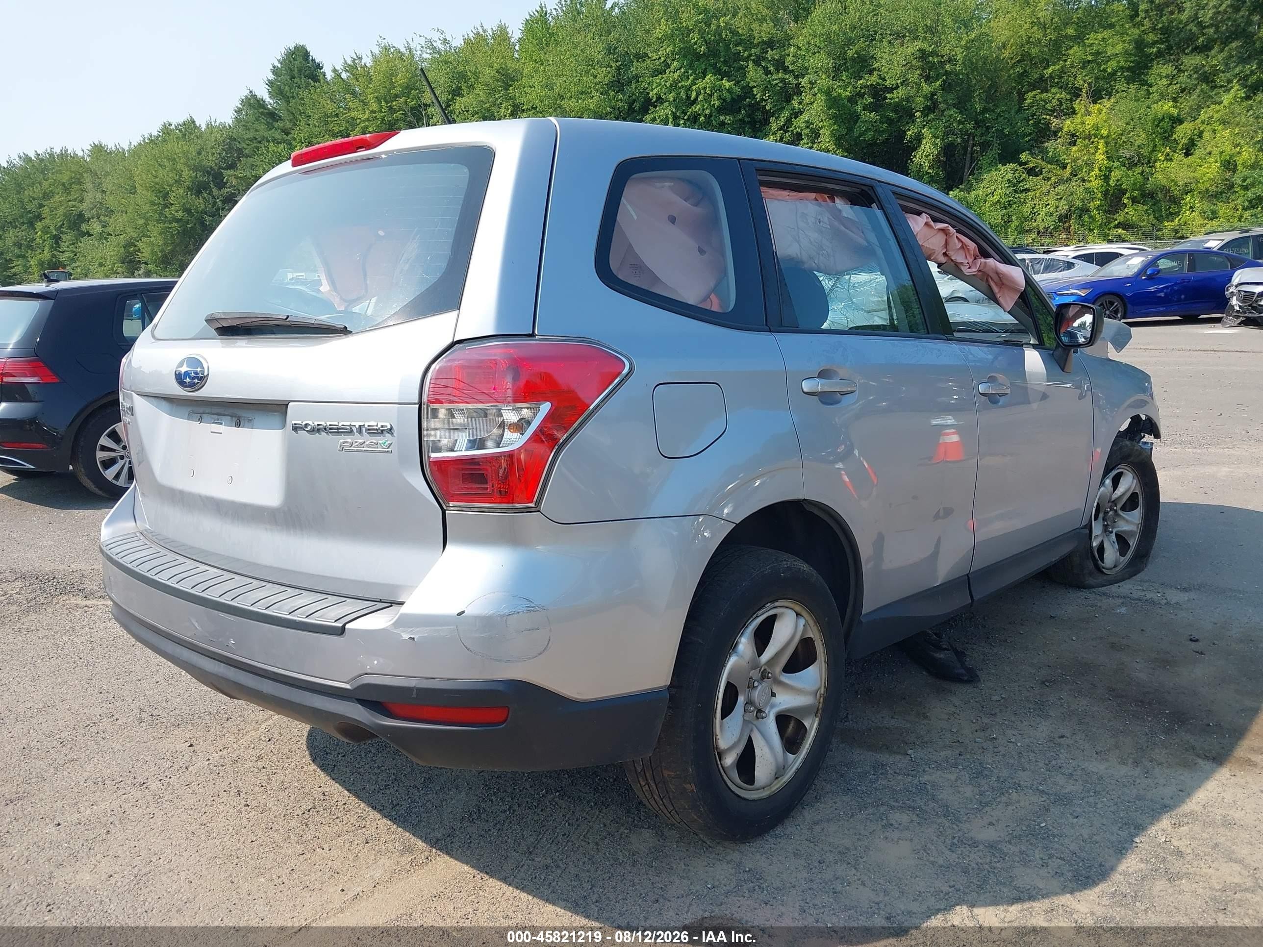 2014 Subaru Forester 2.5i Gray vin: JF2SJAAC1EH464350