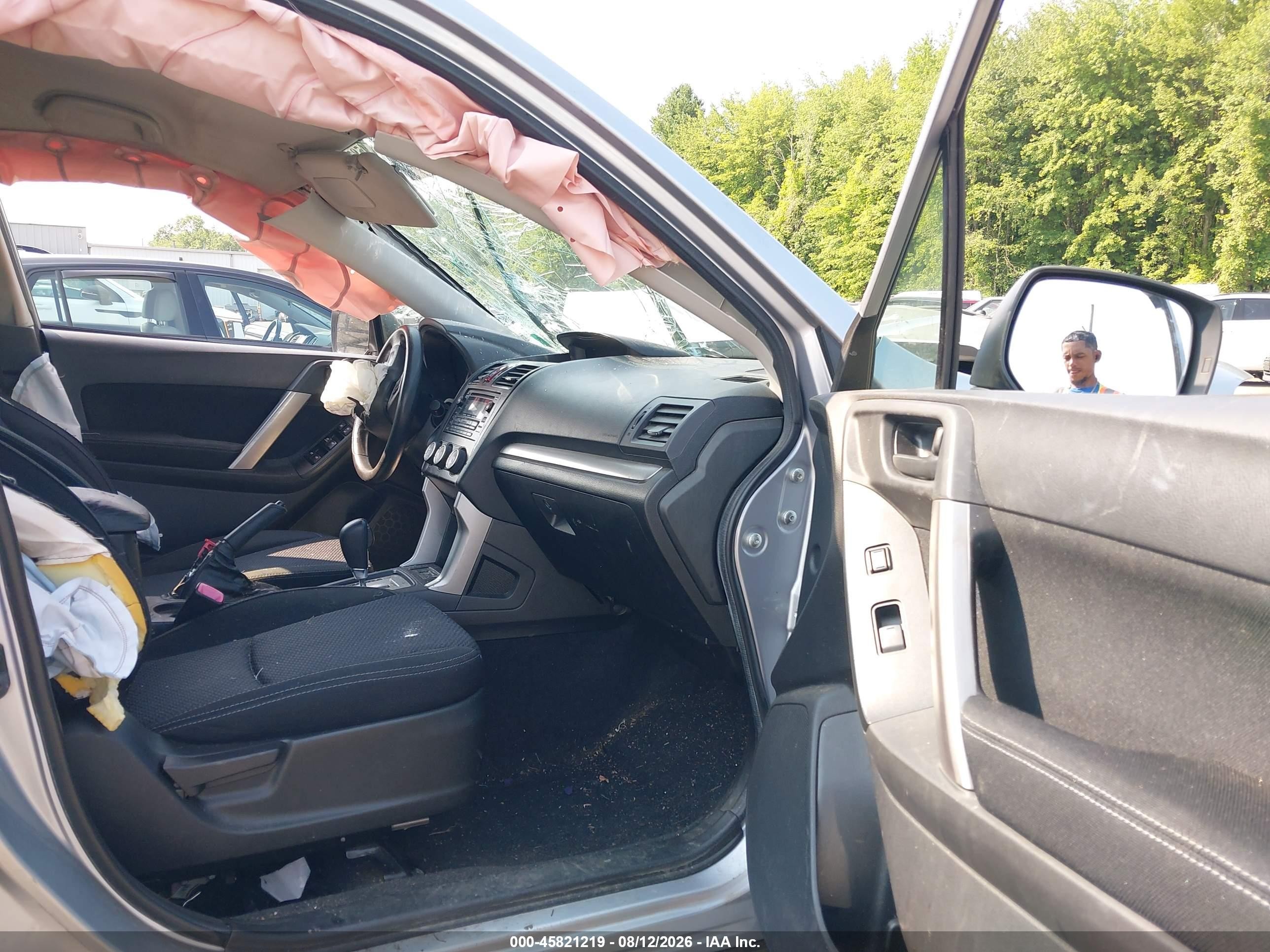 2014 Subaru Forester 2.5i Gray vin: JF2SJAAC1EH464350