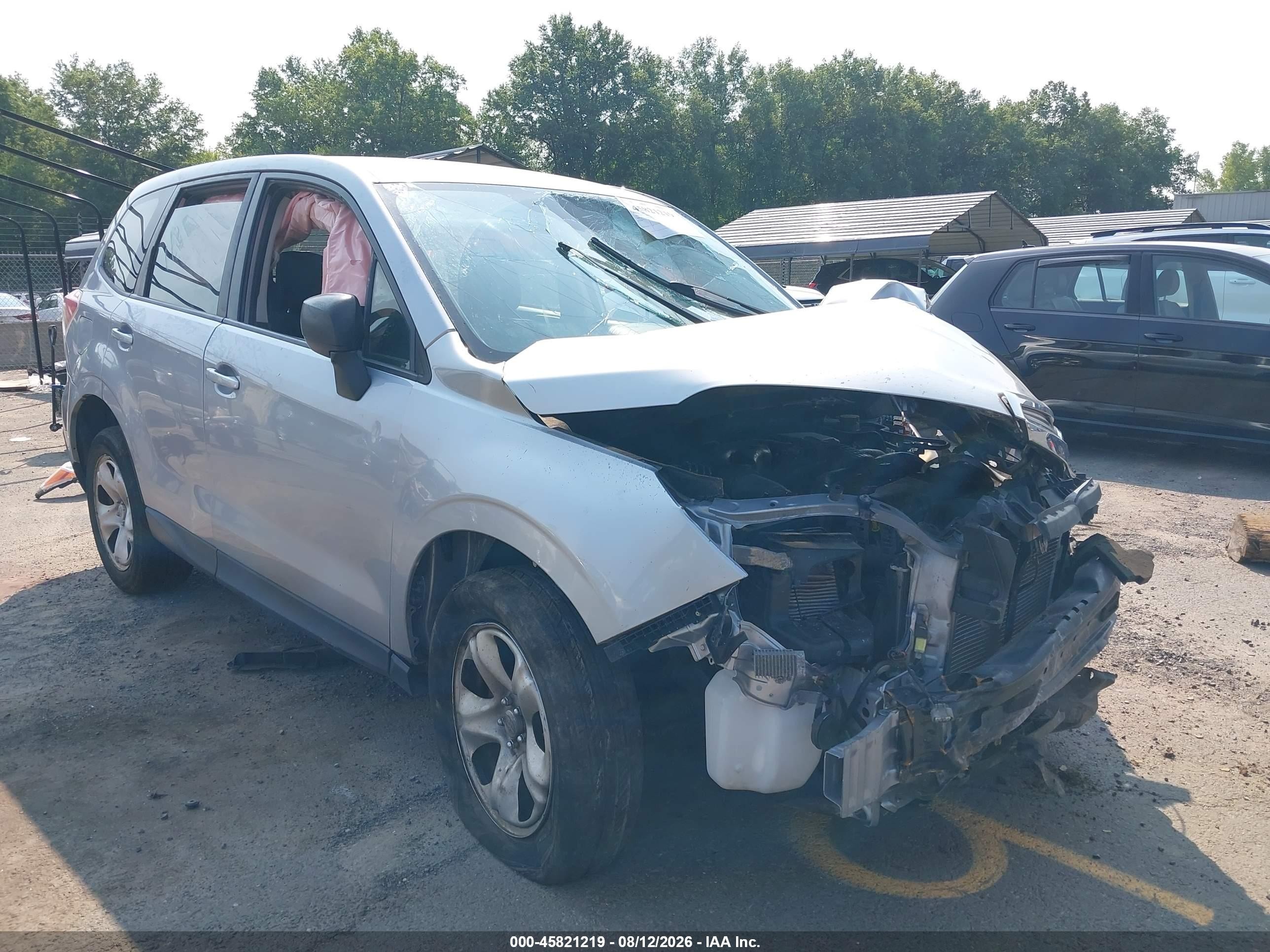 2014 Subaru Forester 2.5i Gray vin: JF2SJAAC1EH464350