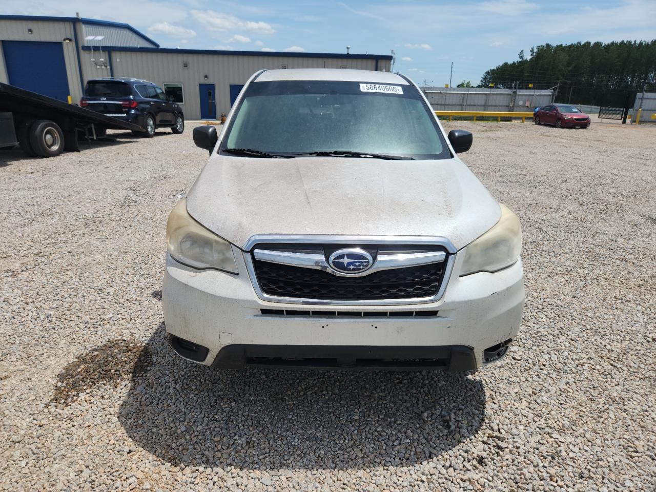 2014 Subaru Forester 2.5i White vin: JF2SJAAC1EH470908