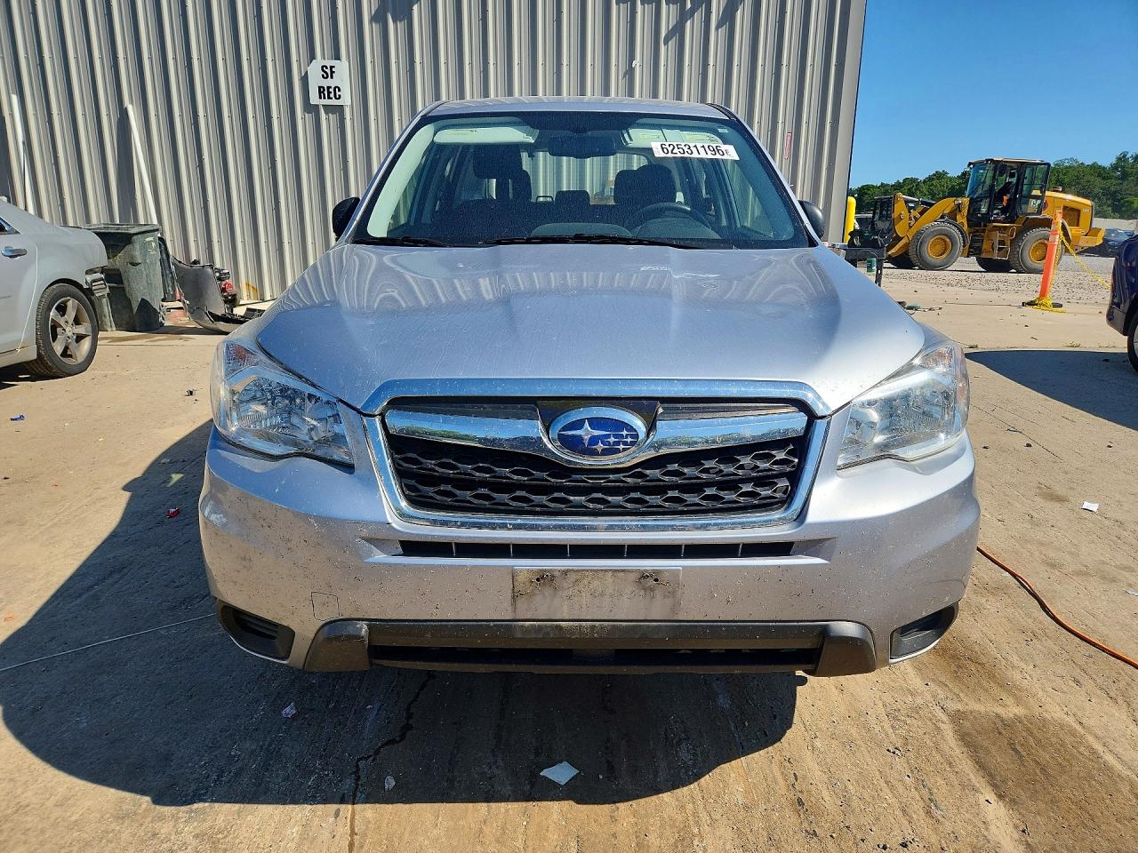 2014 Subaru Forester 2.5i Серебряный vin: JF2SJAAC1EH480323