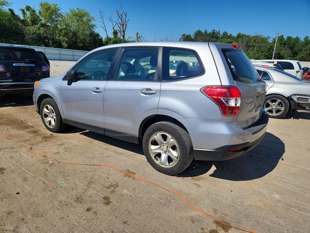 2014 Subaru Forester 2.5i Серебряный vin: JF2SJAAC1EH480323