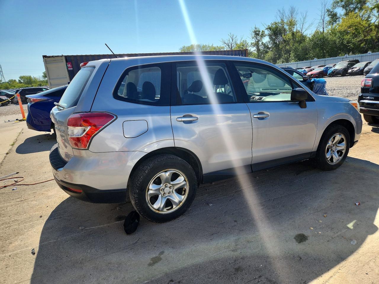 2014 Subaru Forester 2.5i Серебряный vin: JF2SJAAC1EH480323