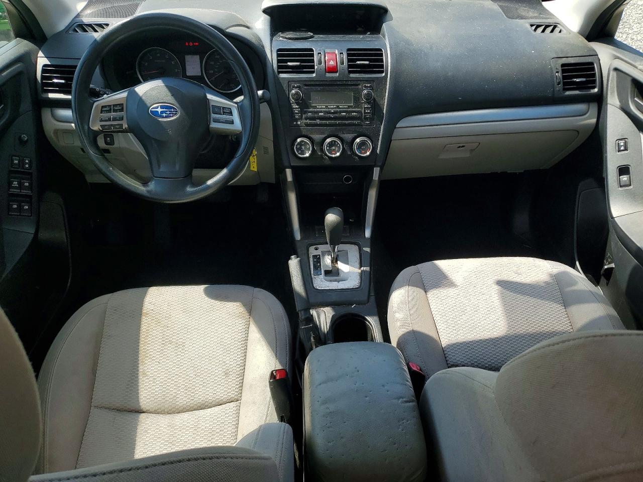 2014 Subaru Forester 2.5i White vin: JF2SJAAC1EH525843