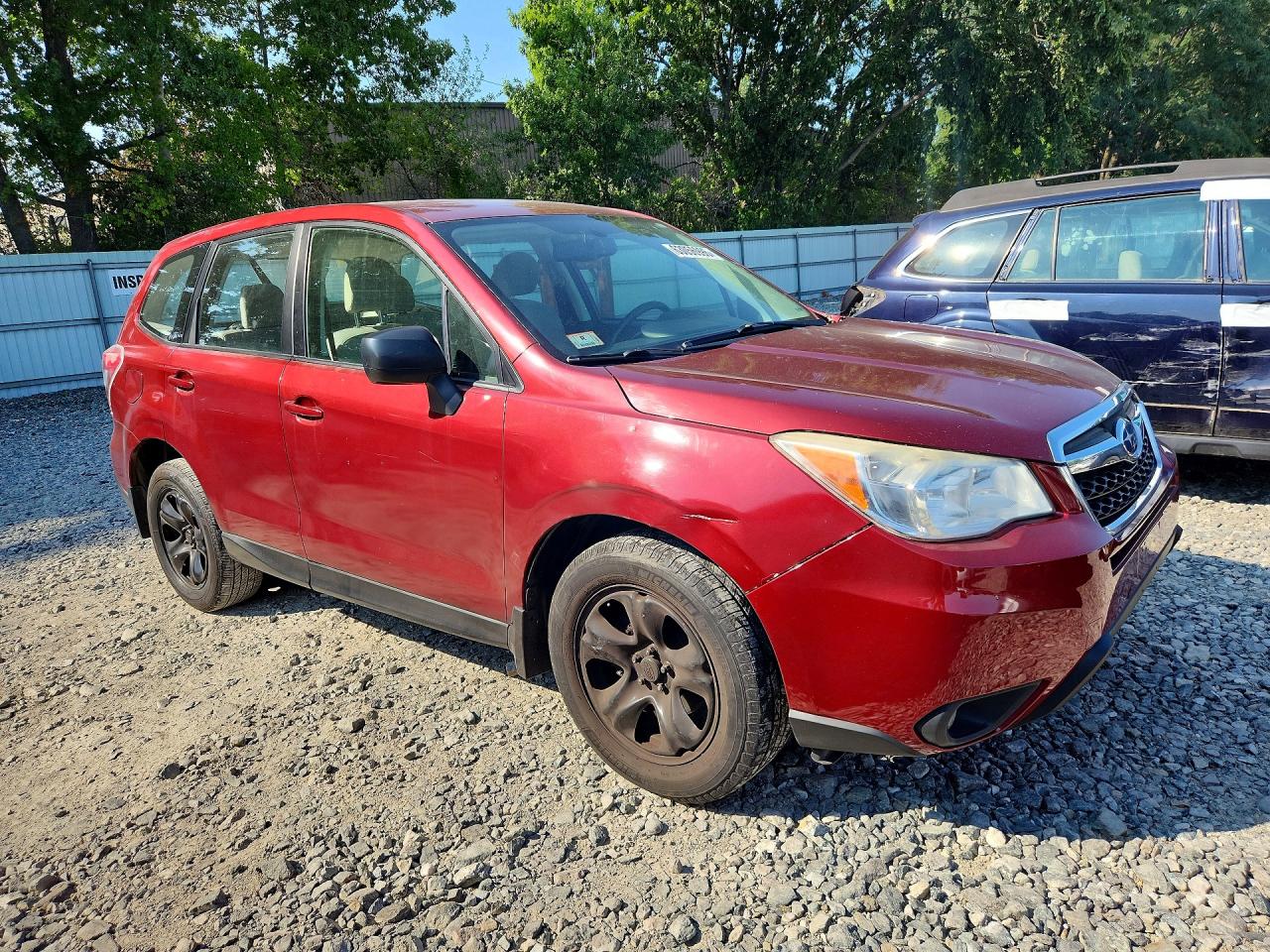 2014 Subaru Forester 2.5i Red vin: JF2SJAAC1EH537264