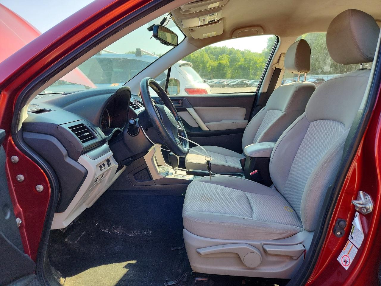 2014 Subaru Forester 2.5i Red vin: JF2SJAAC1EH537264