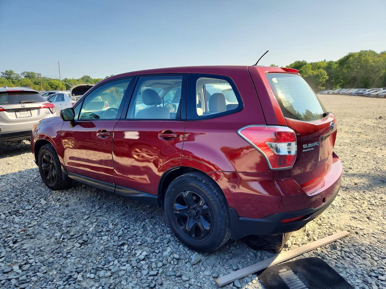 2014 Subaru Forester 2.5i Red vin: JF2SJAAC1EH537264