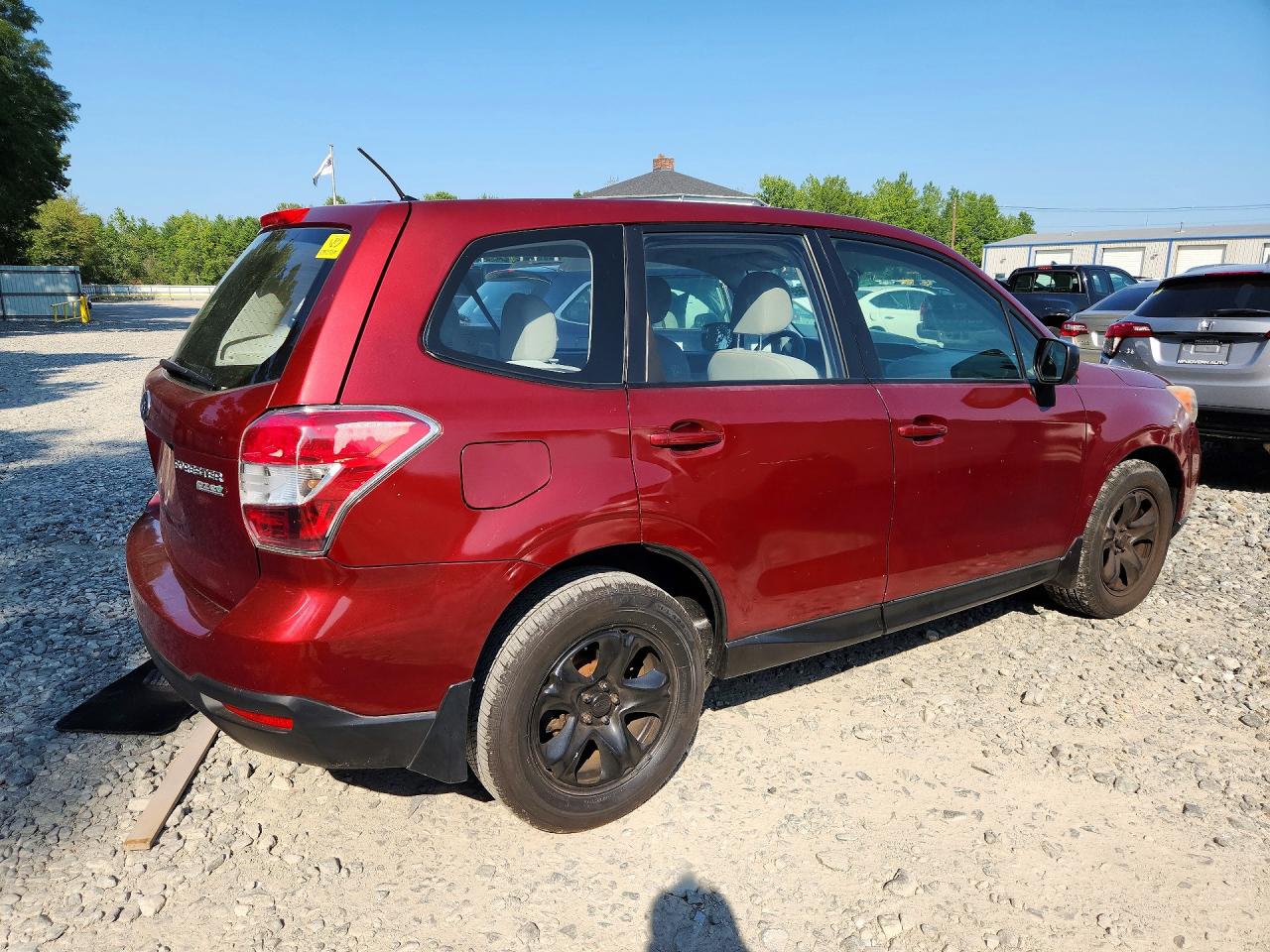 2014 Subaru Forester 2.5i Red vin: JF2SJAAC1EH537264