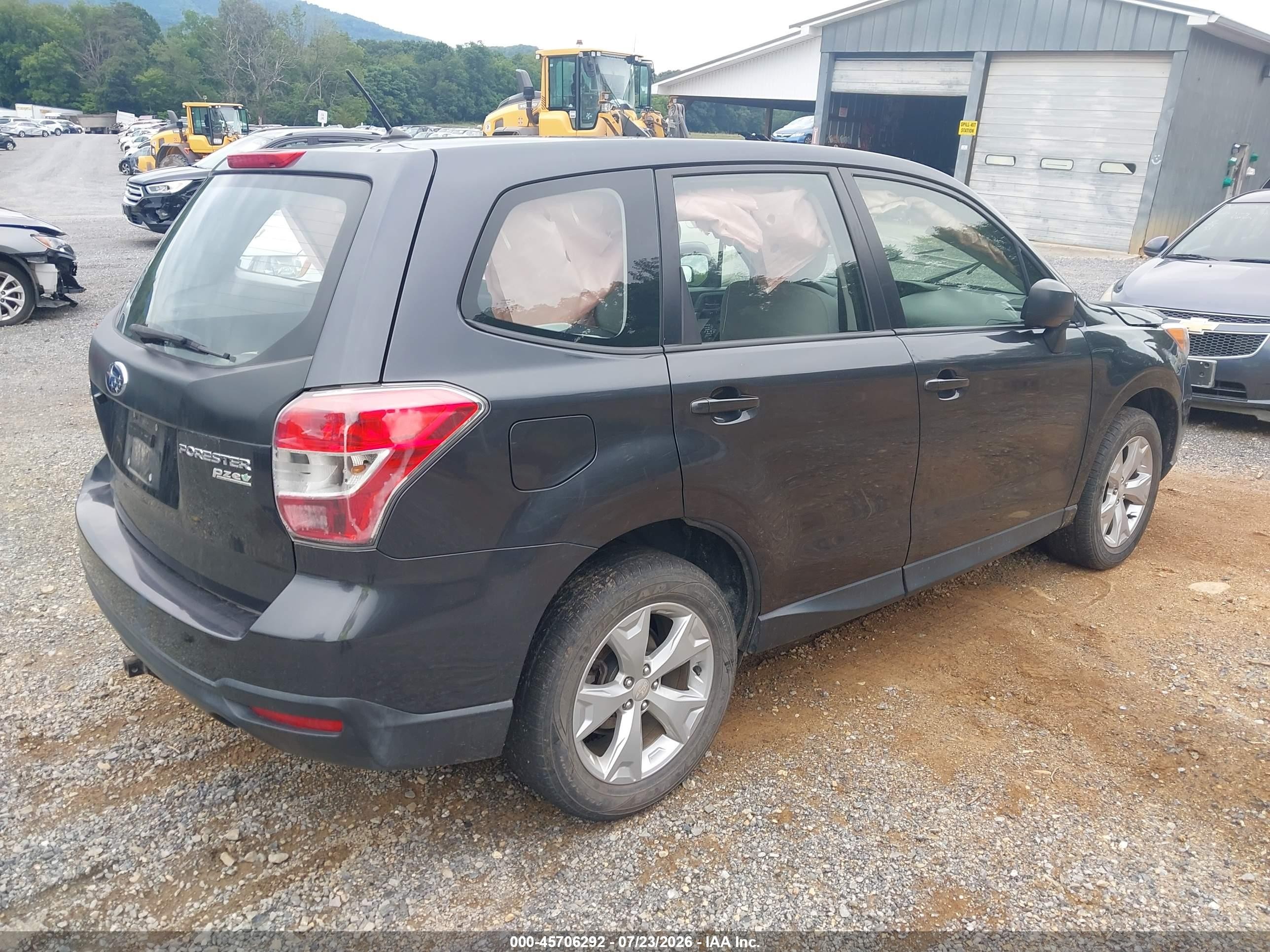 2014 Subaru Forester 2.5i Black vin: JF2SJAAC2EH441658
