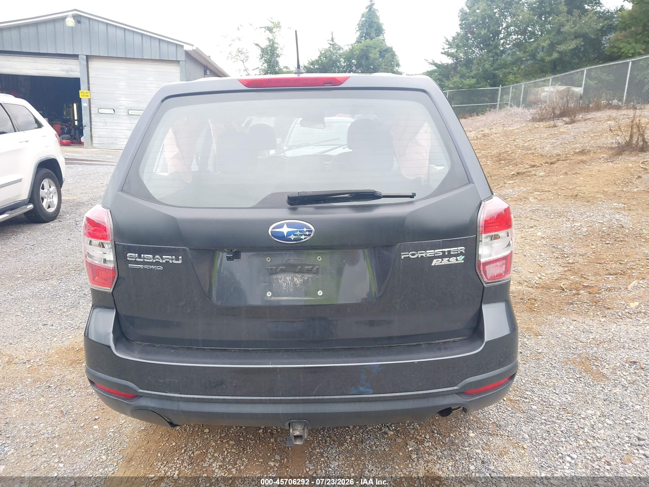 2014 Subaru Forester 2.5i Black vin: JF2SJAAC2EH441658