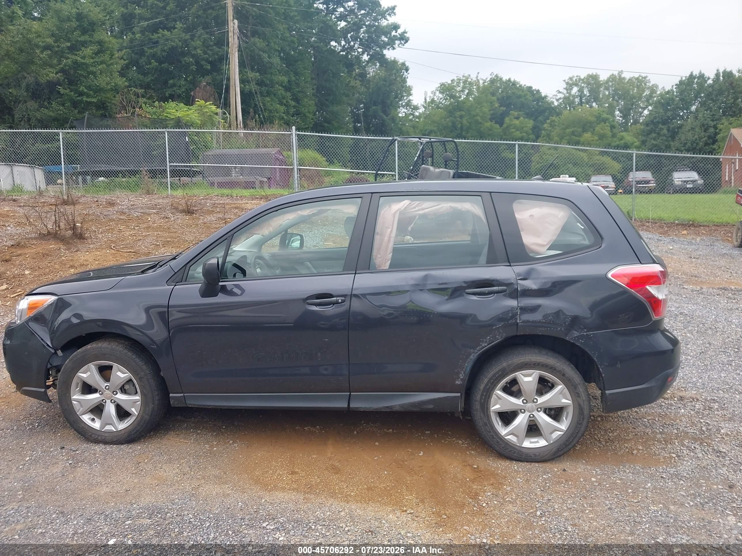 2014 Subaru Forester 2.5i Black vin: JF2SJAAC2EH441658