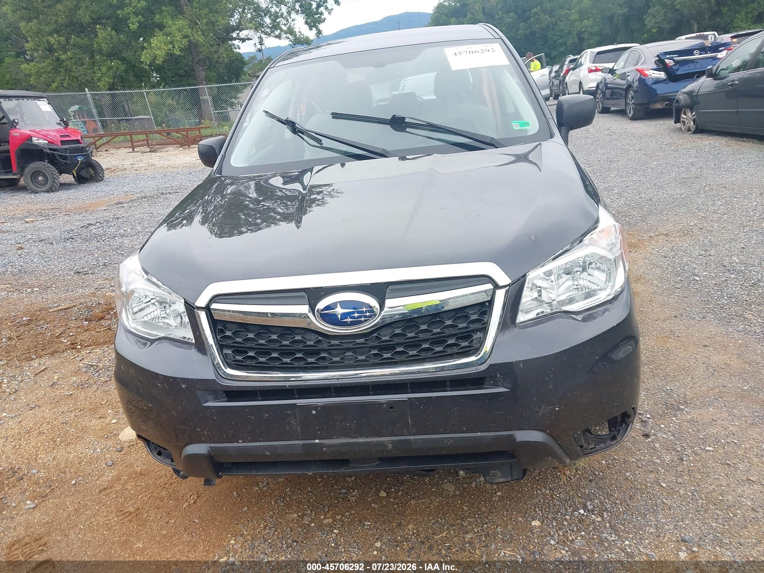 2014 Subaru Forester 2.5i Black vin: JF2SJAAC2EH441658