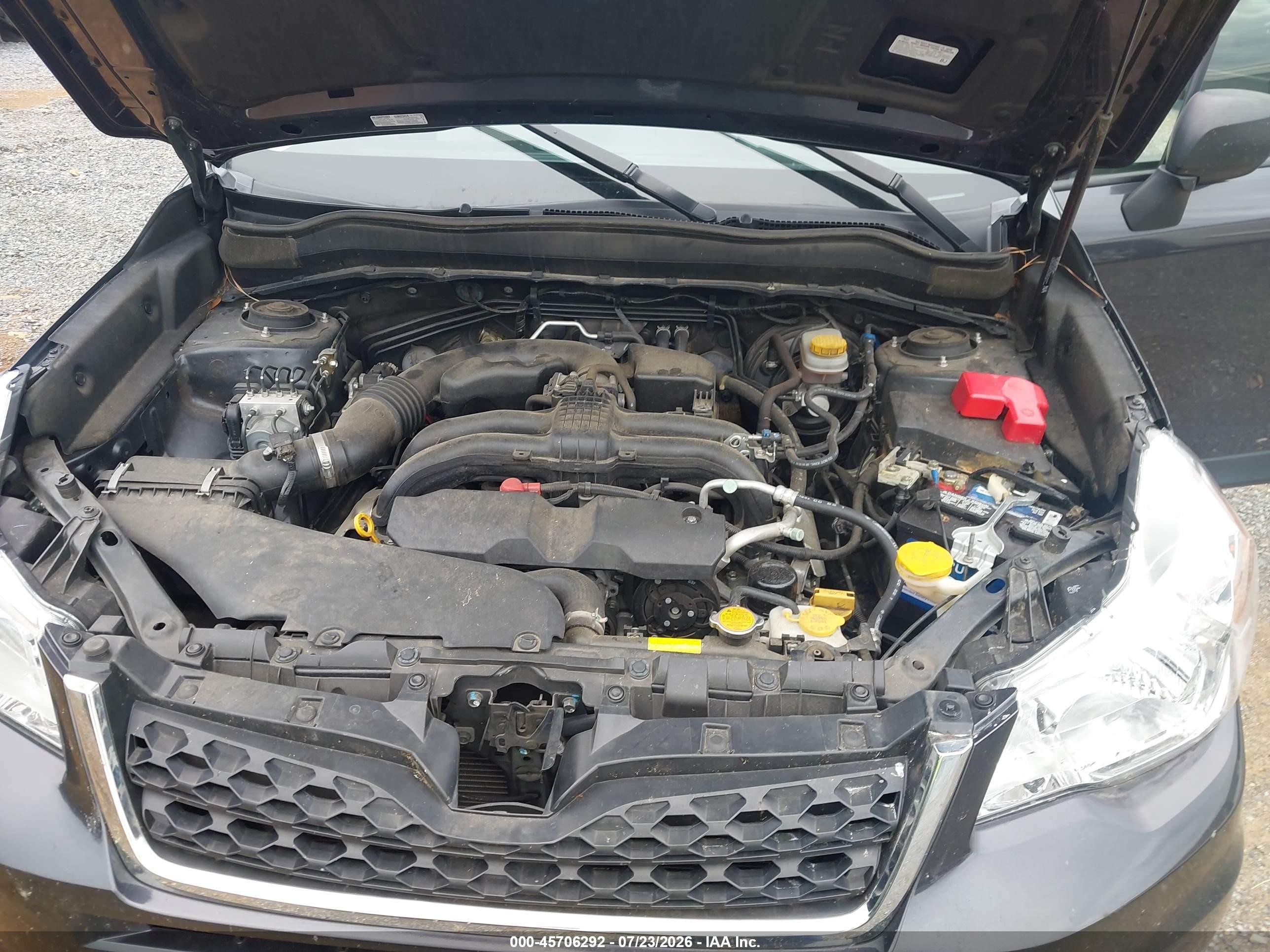2014 Subaru Forester 2.5i Black vin: JF2SJAAC2EH441658