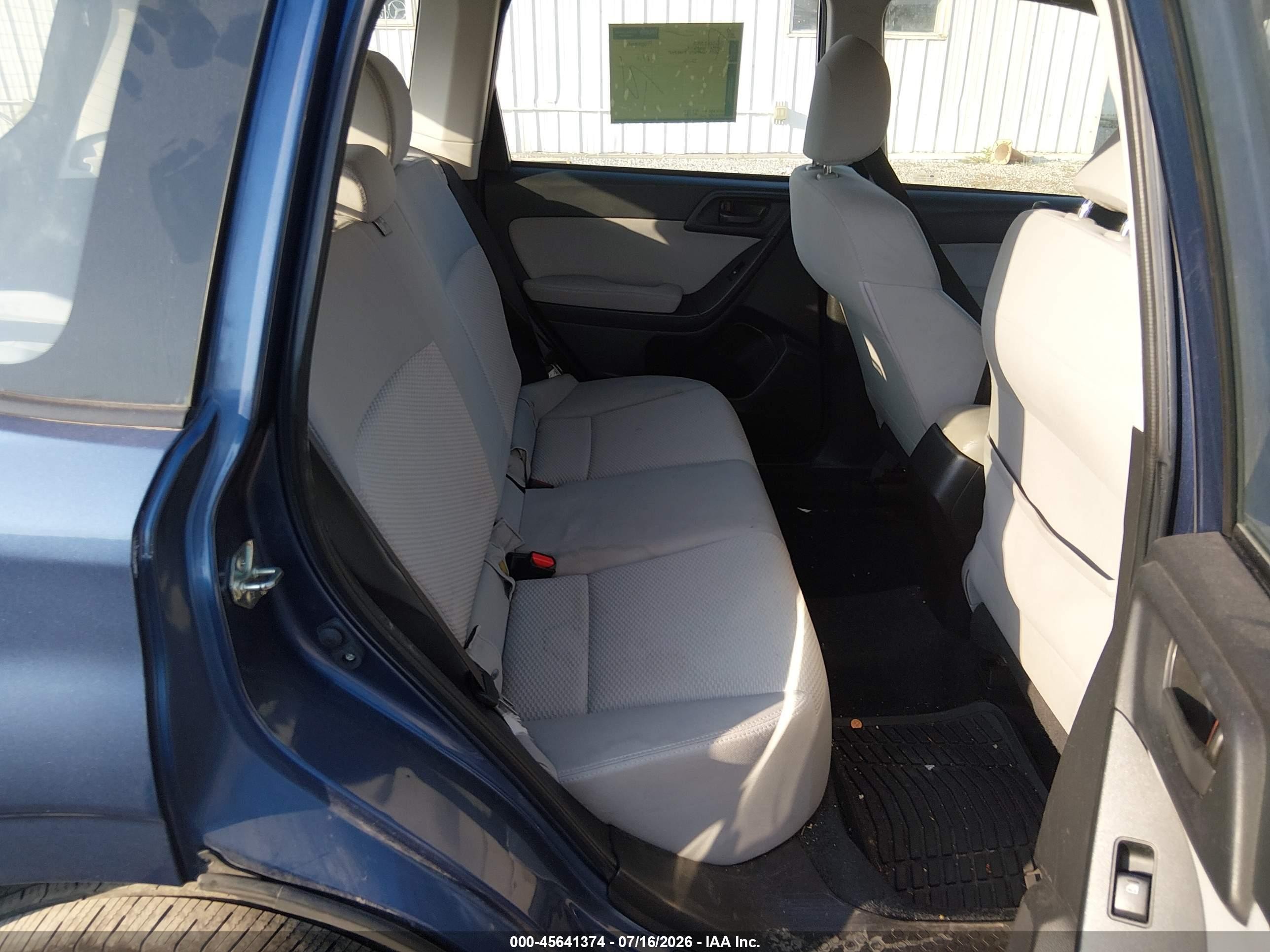 2014 Subaru Forester 2.5i Light Blue vin: JF2SJAAC2EH477706