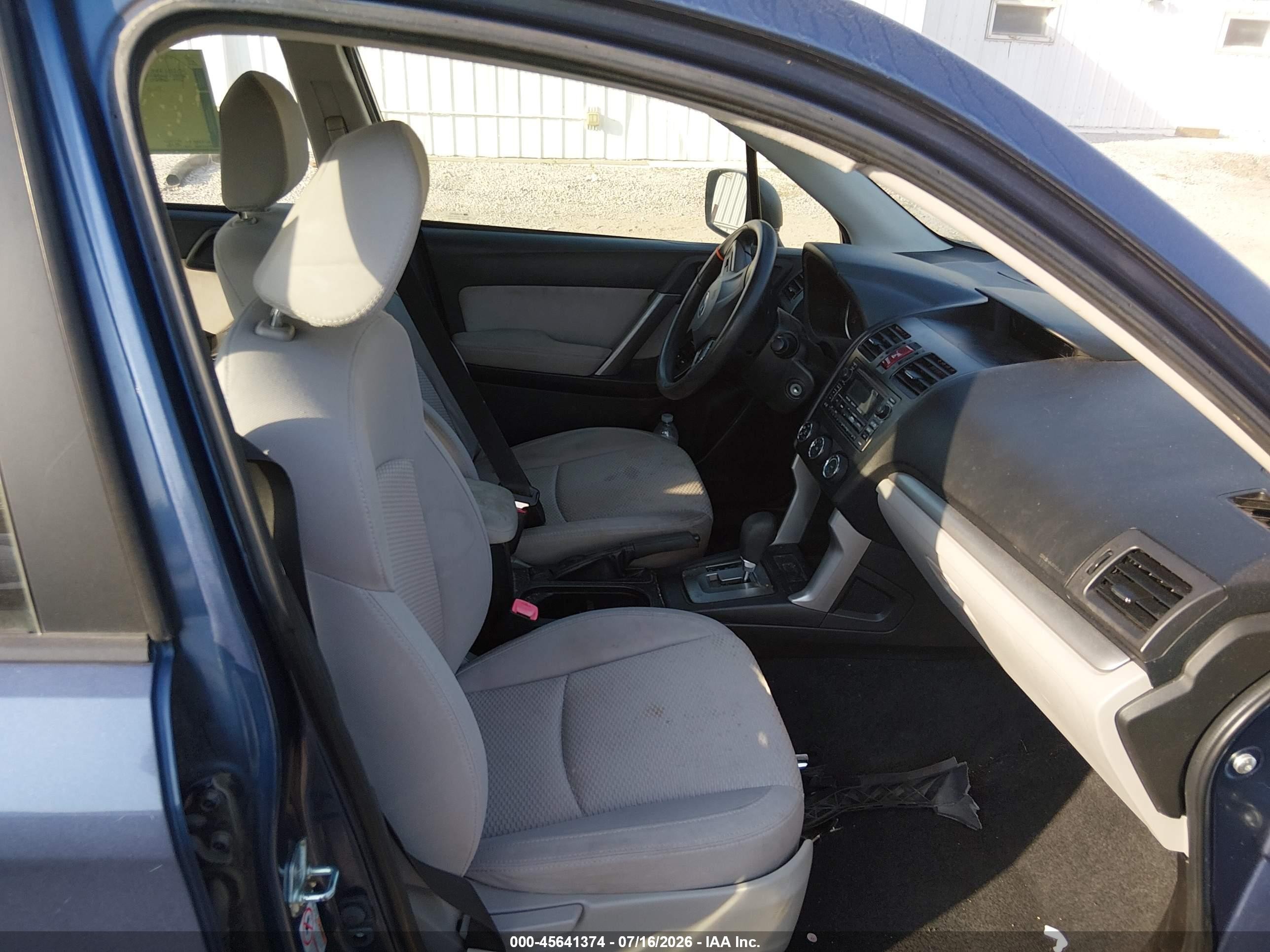 2014 Subaru Forester 2.5i Light Blue vin: JF2SJAAC2EH477706