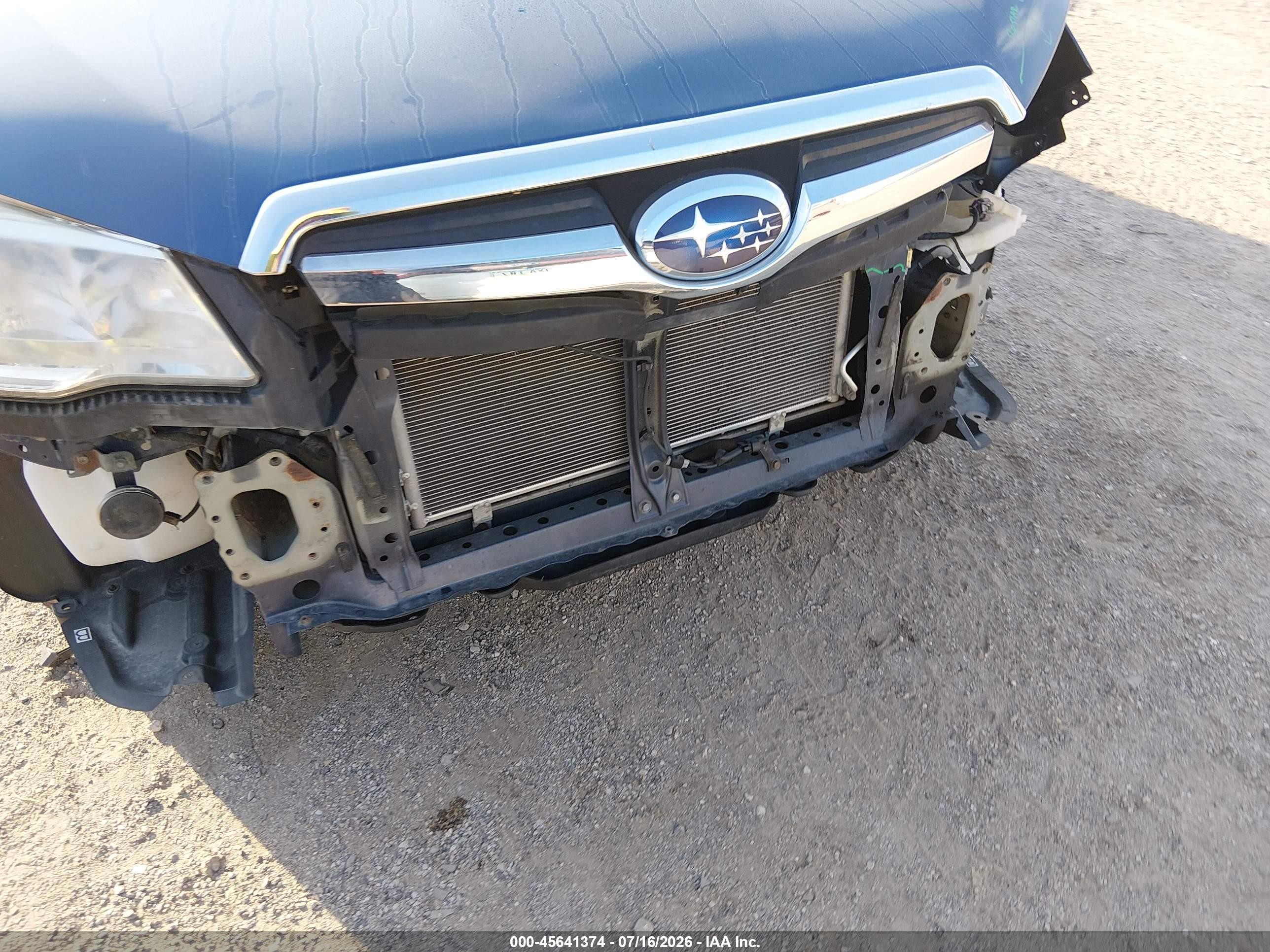 2014 Subaru Forester 2.5i Light Blue vin: JF2SJAAC2EH477706