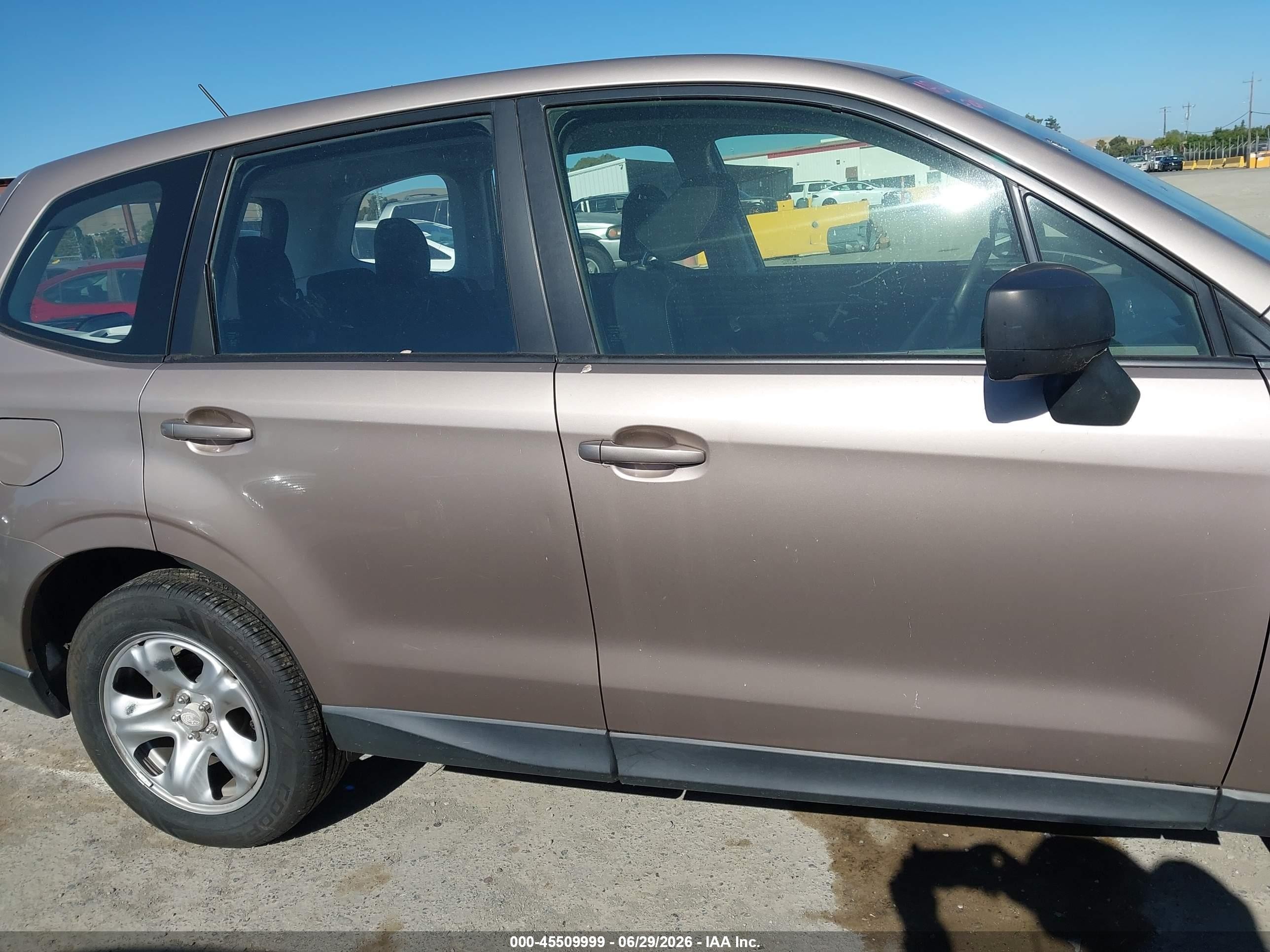 2014 Subaru Forester 2.5i Brown vin: JF2SJAAC2EH530954