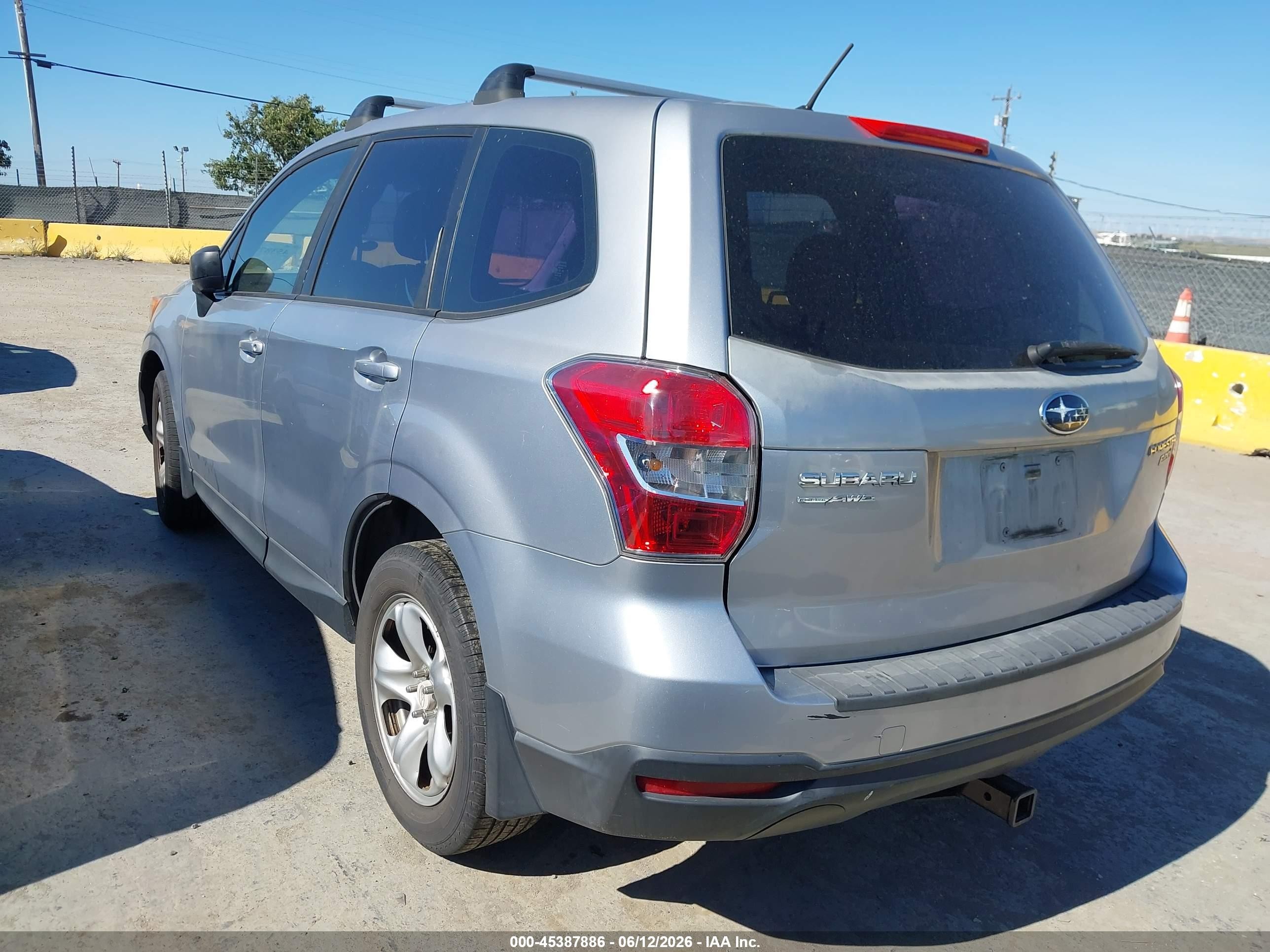 2014 Subaru Forester 2.5i Gray vin: JF2SJAAC3EG441576