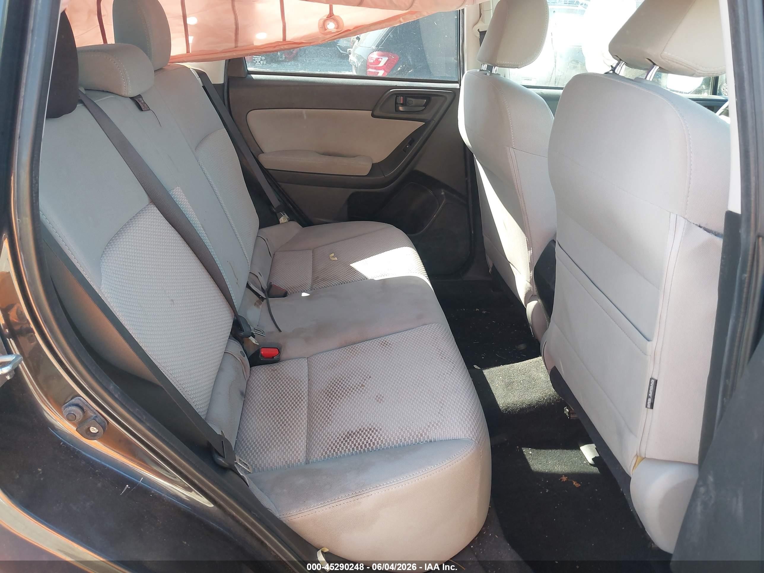2014 Subaru Forester 2.5i Gray vin: JF2SJAAC3EG451444