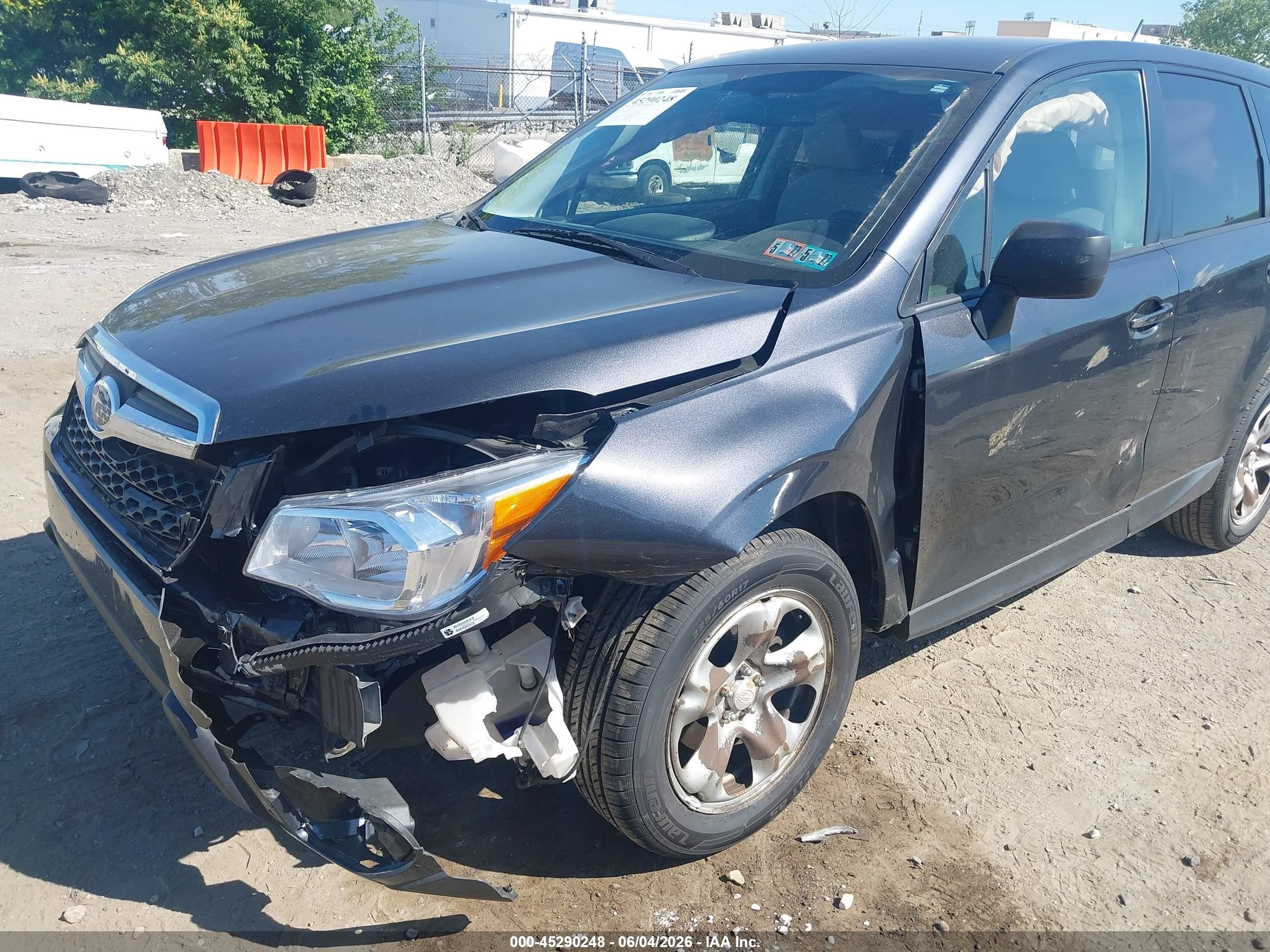 2014 Subaru Forester 2.5i Gray vin: JF2SJAAC3EG451444